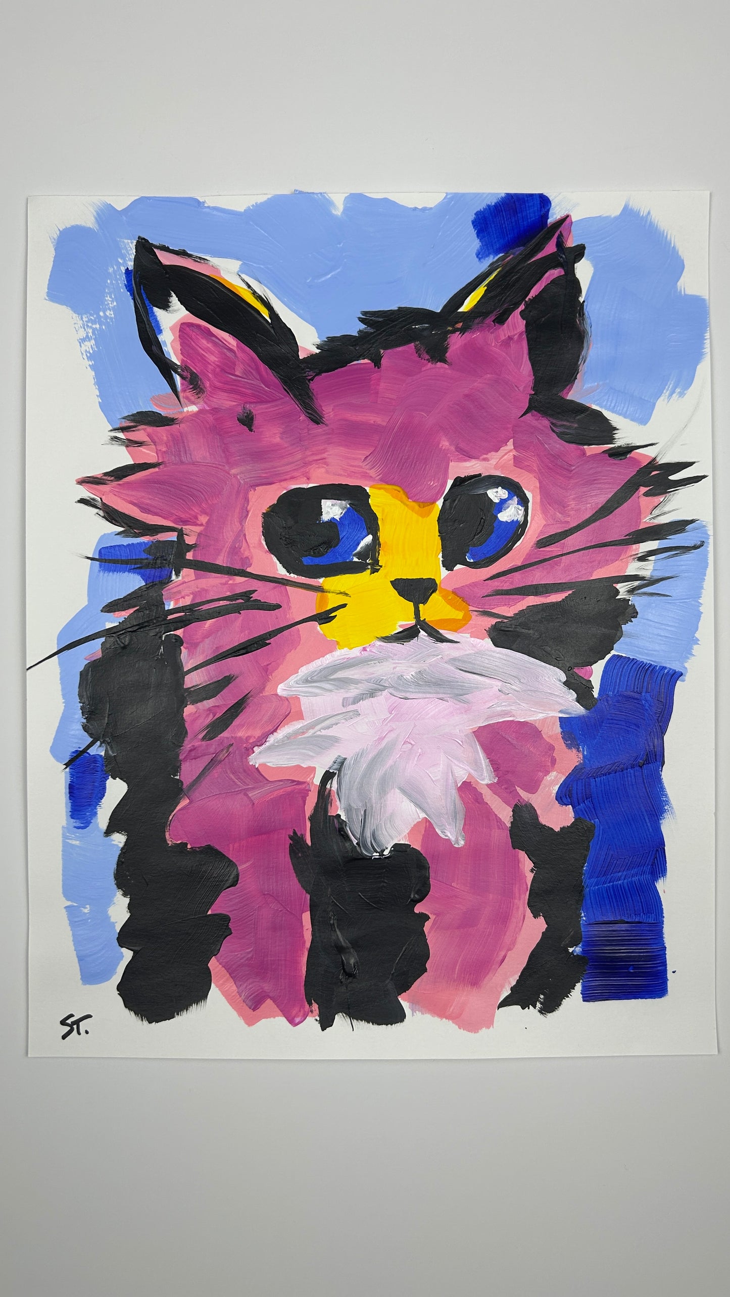 The Cat That Got Everything — 11x14 in.