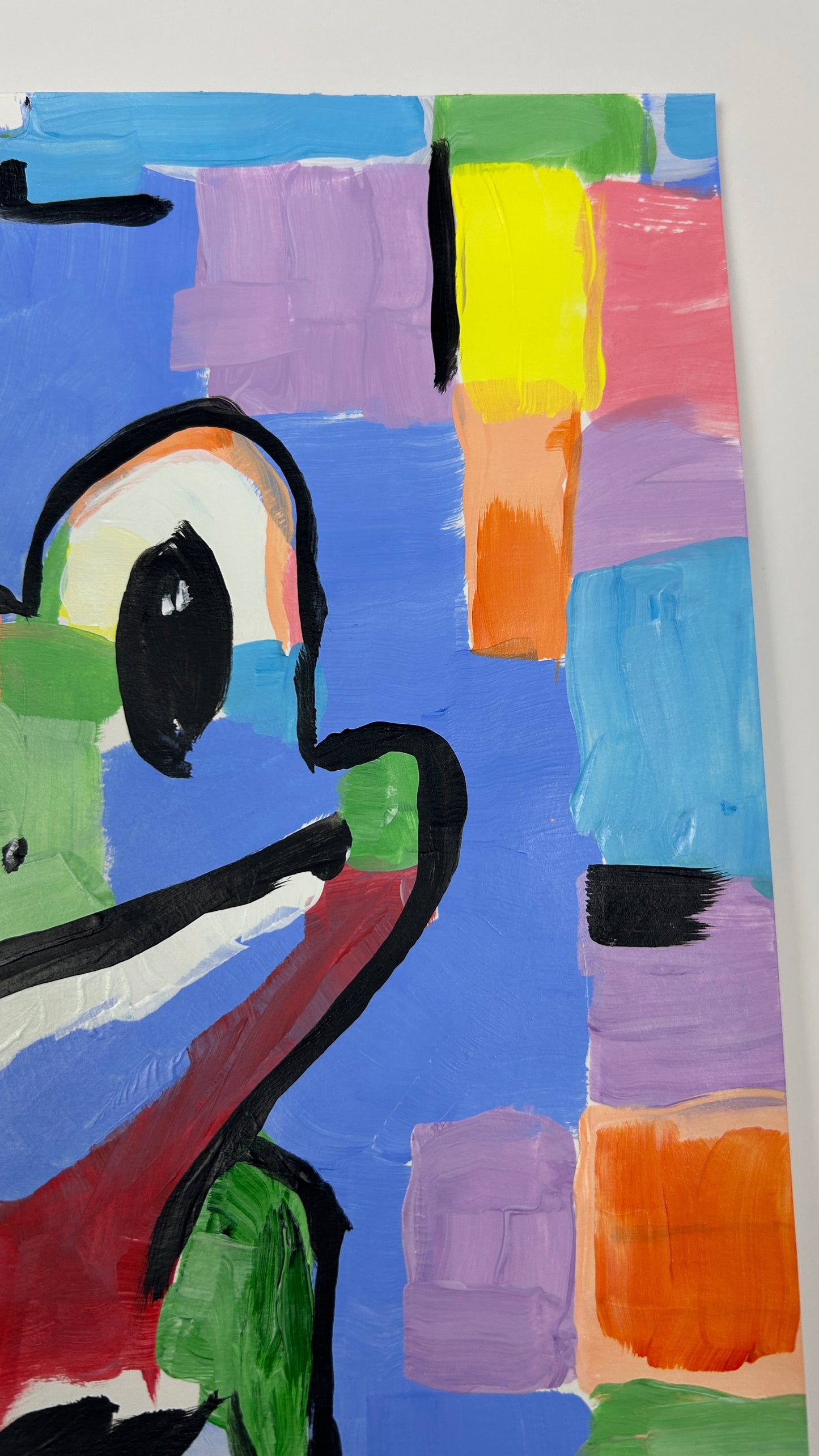 Frog on a Colorful Day — 11x14 in.