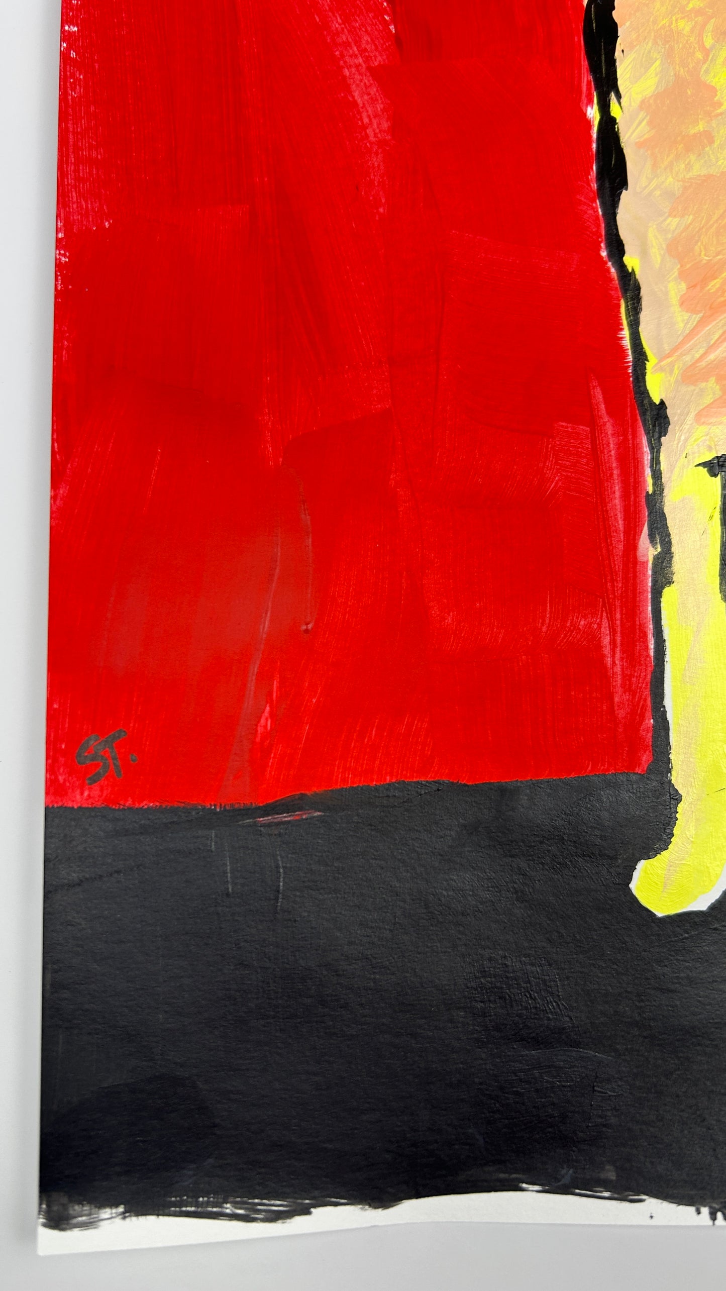 Yellow Dog, Red Room — 11x14 in.
