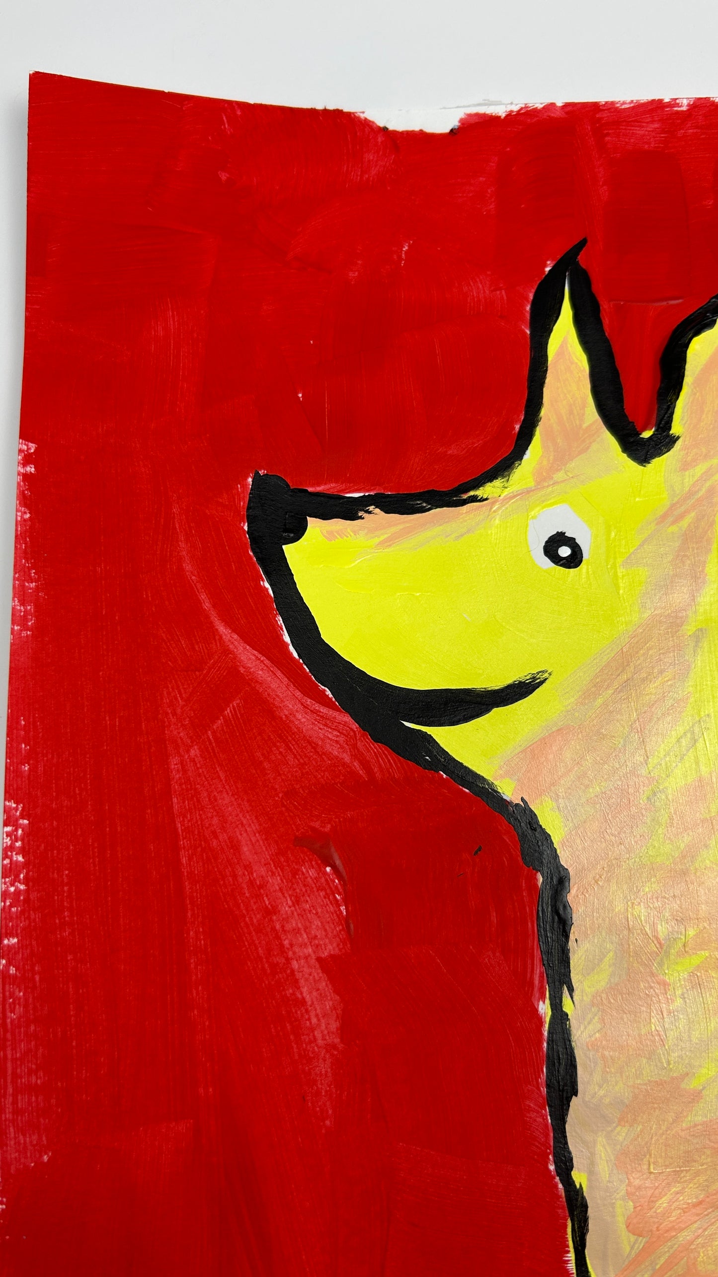 Yellow Dog, Red Room — 11x14 in.