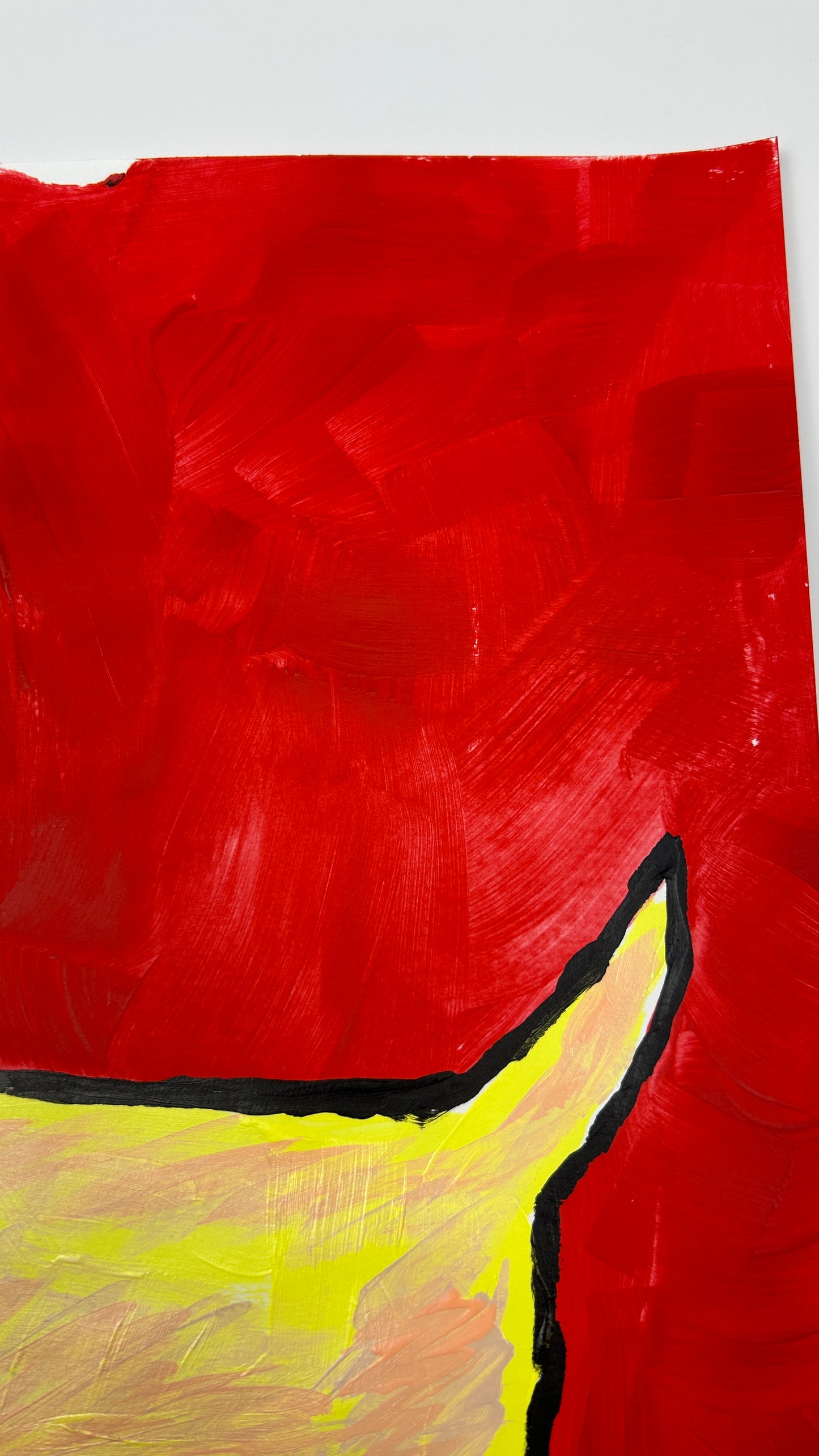 Yellow Dog, Red Room — 11x14 in.