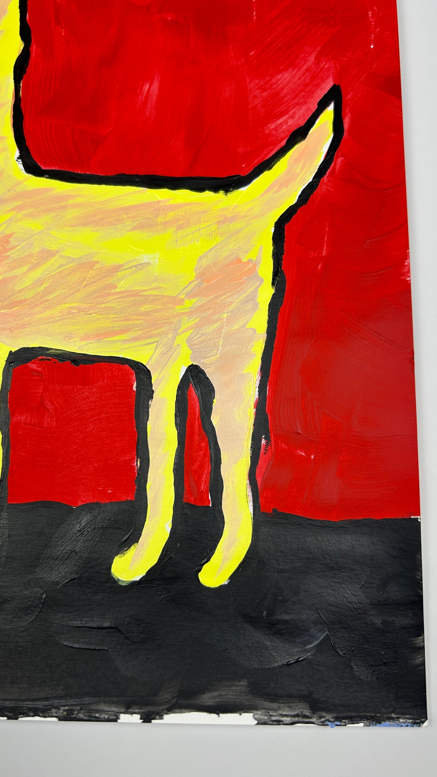 Yellow Dog, Red Room — 11x14 in.
