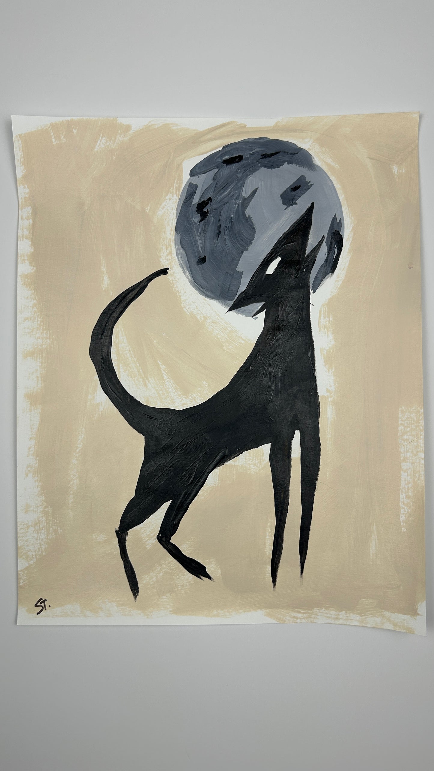 The Moon Didn't Answer — 11x14 in.