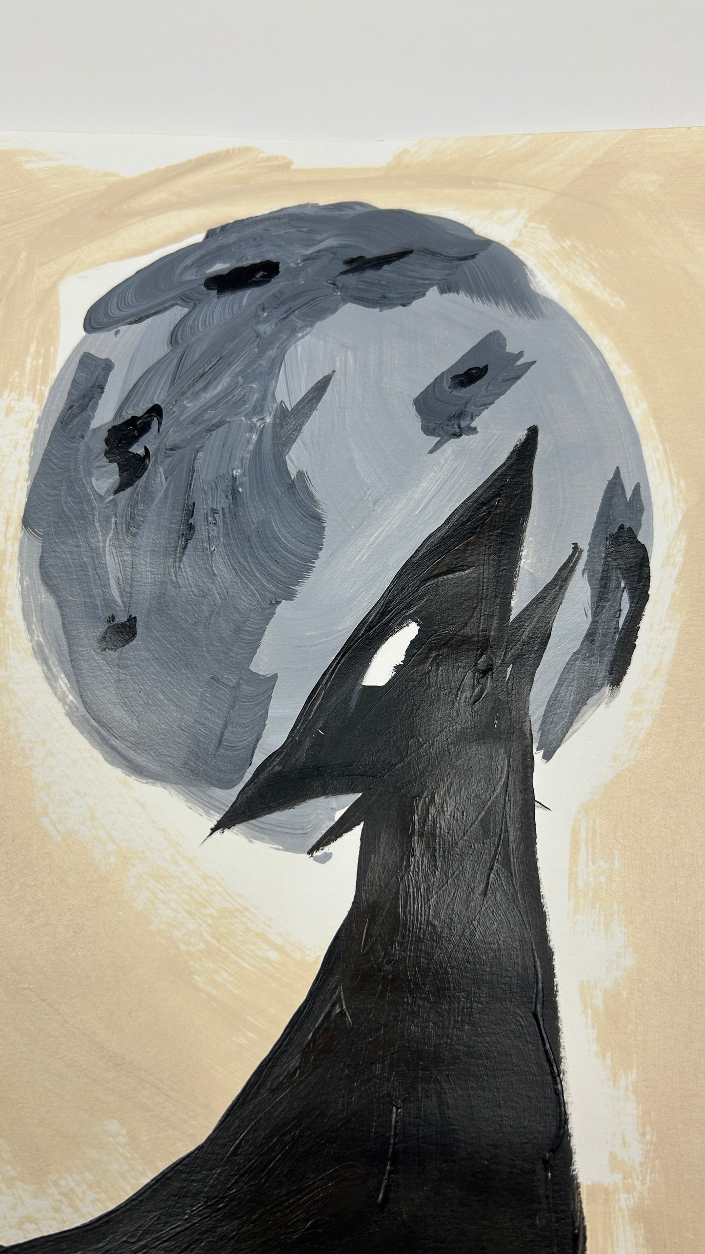 The Moon Didn't Answer — 11x14 in.