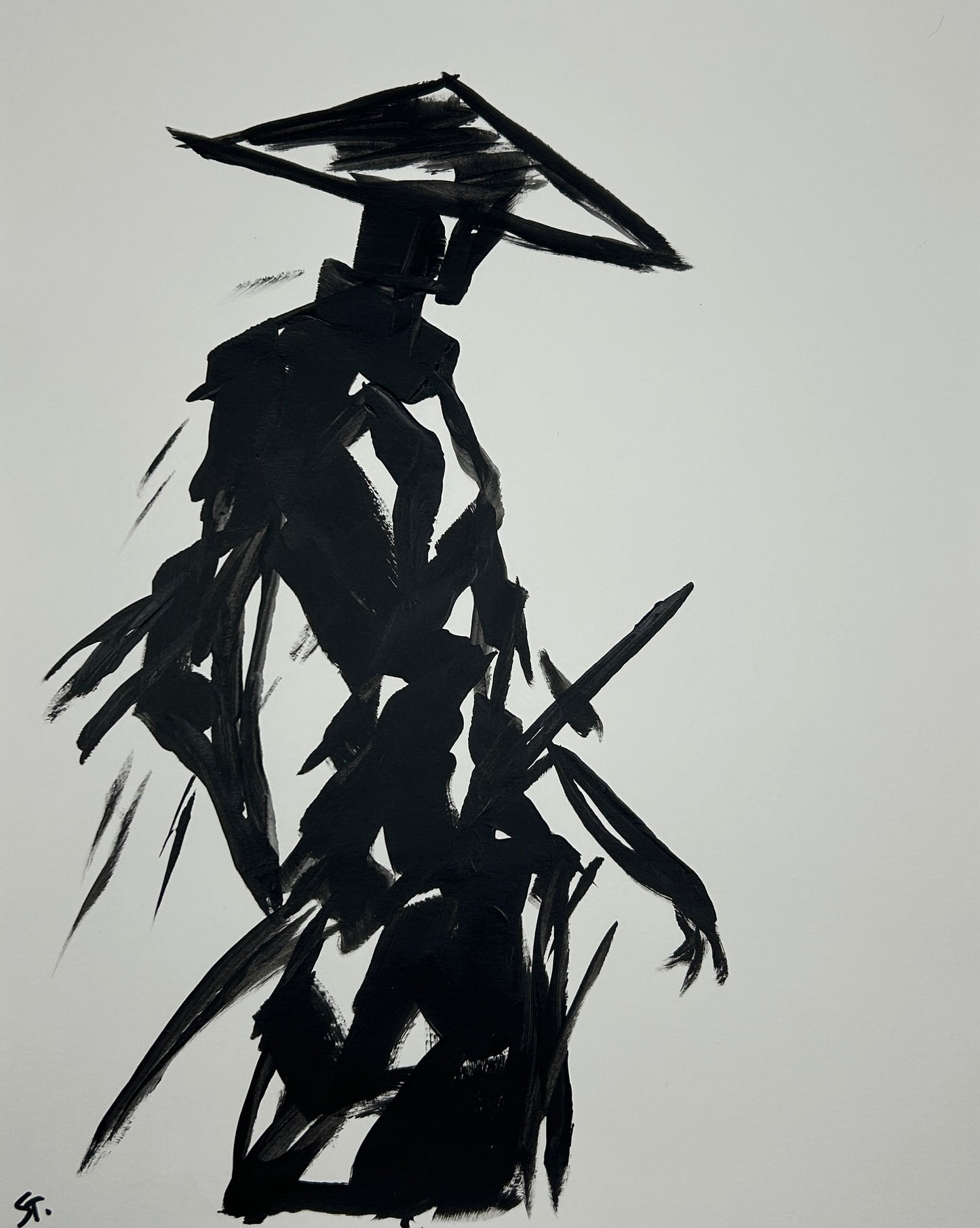 Samurai No. 1 — 11x14 in.