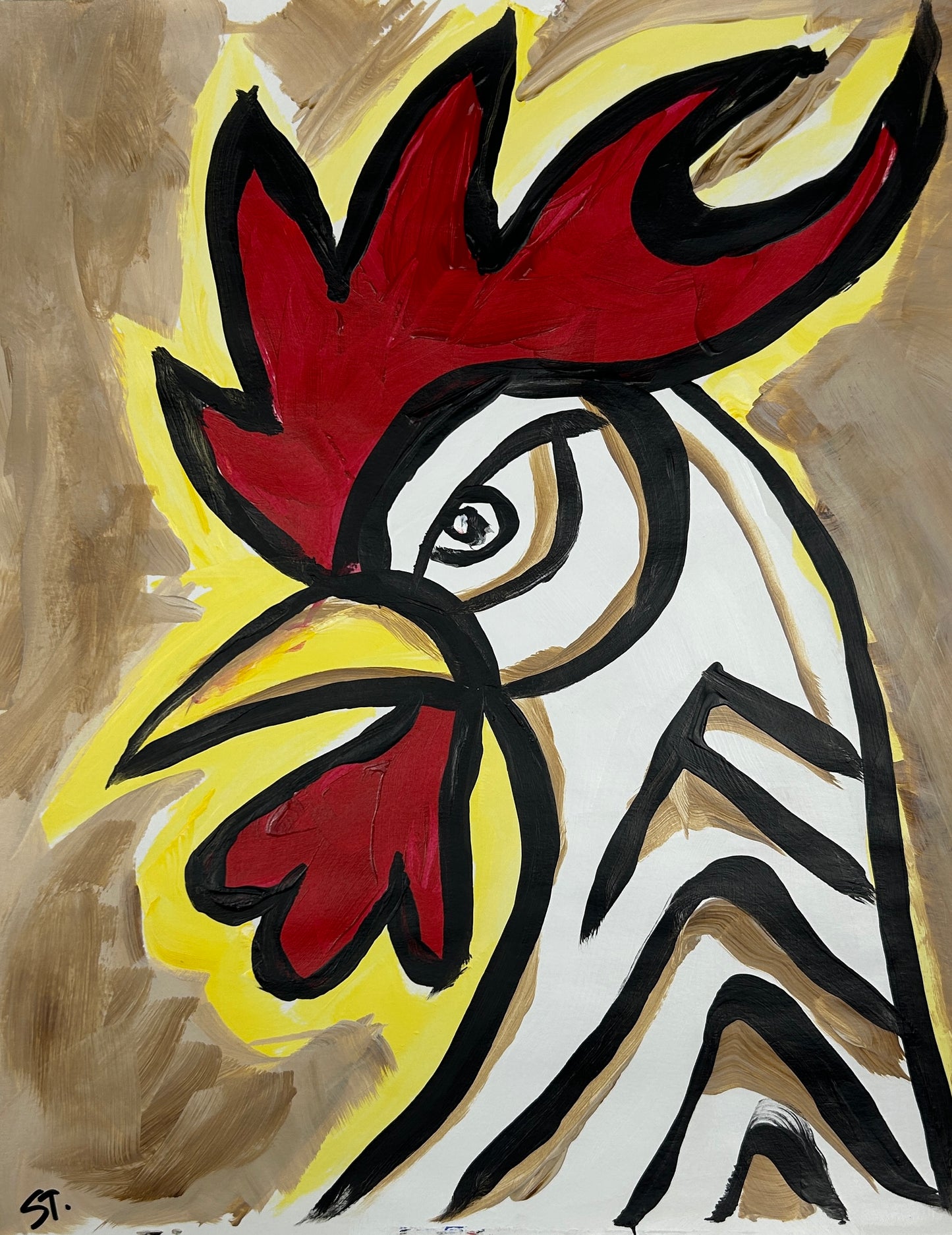 Replacement Rooster — 11x14 in.