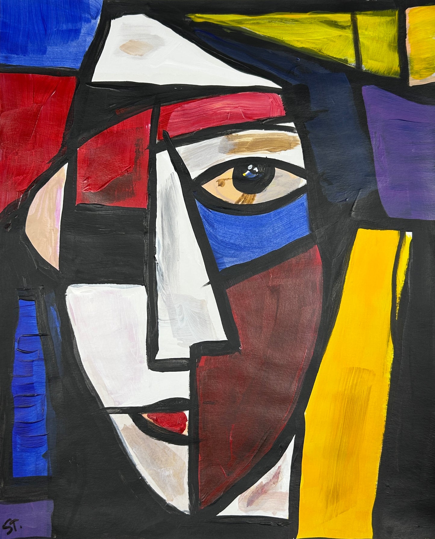 The Unblinking — 11x14 in.