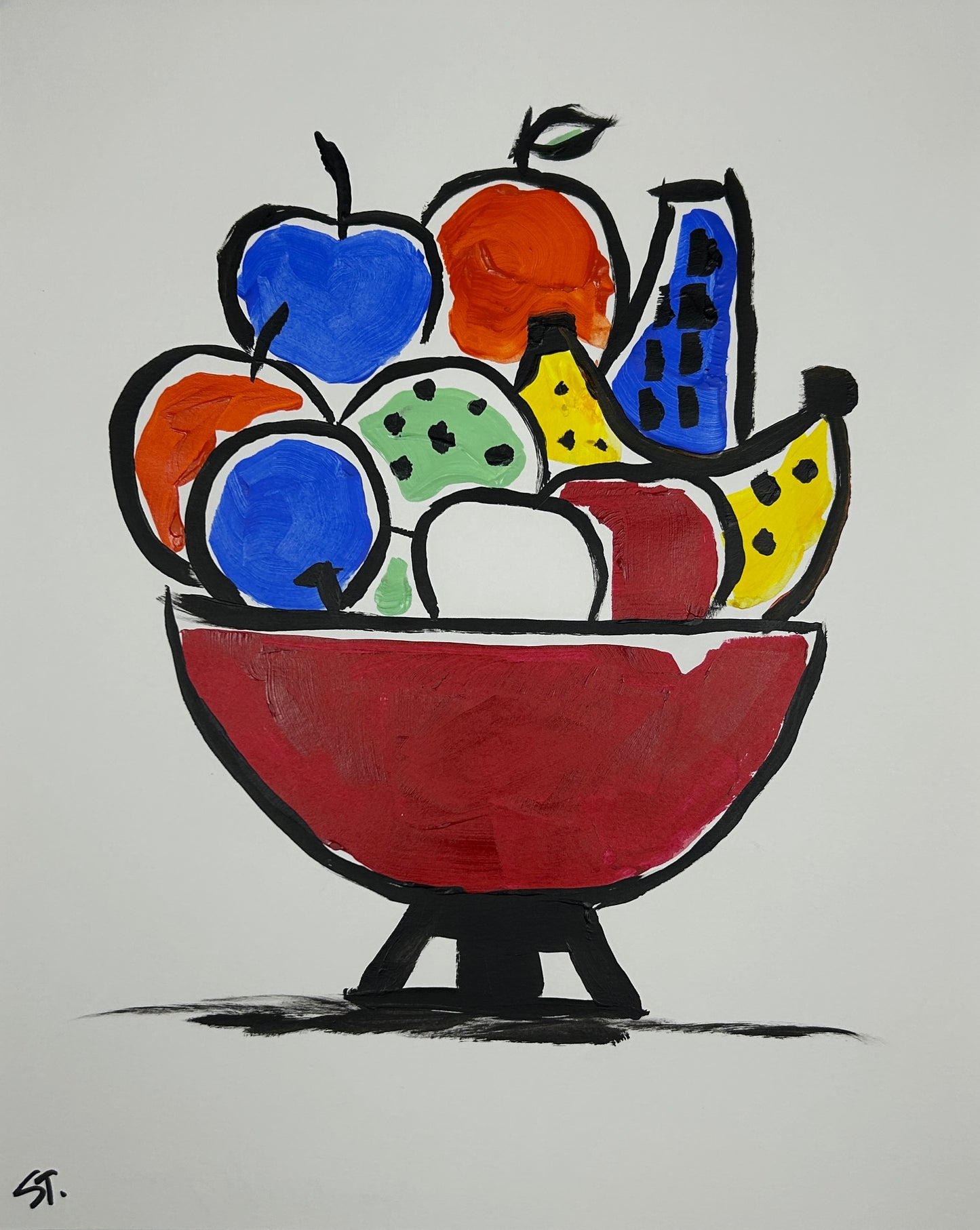 The Banana Wasn't Invited — 11x14 in.