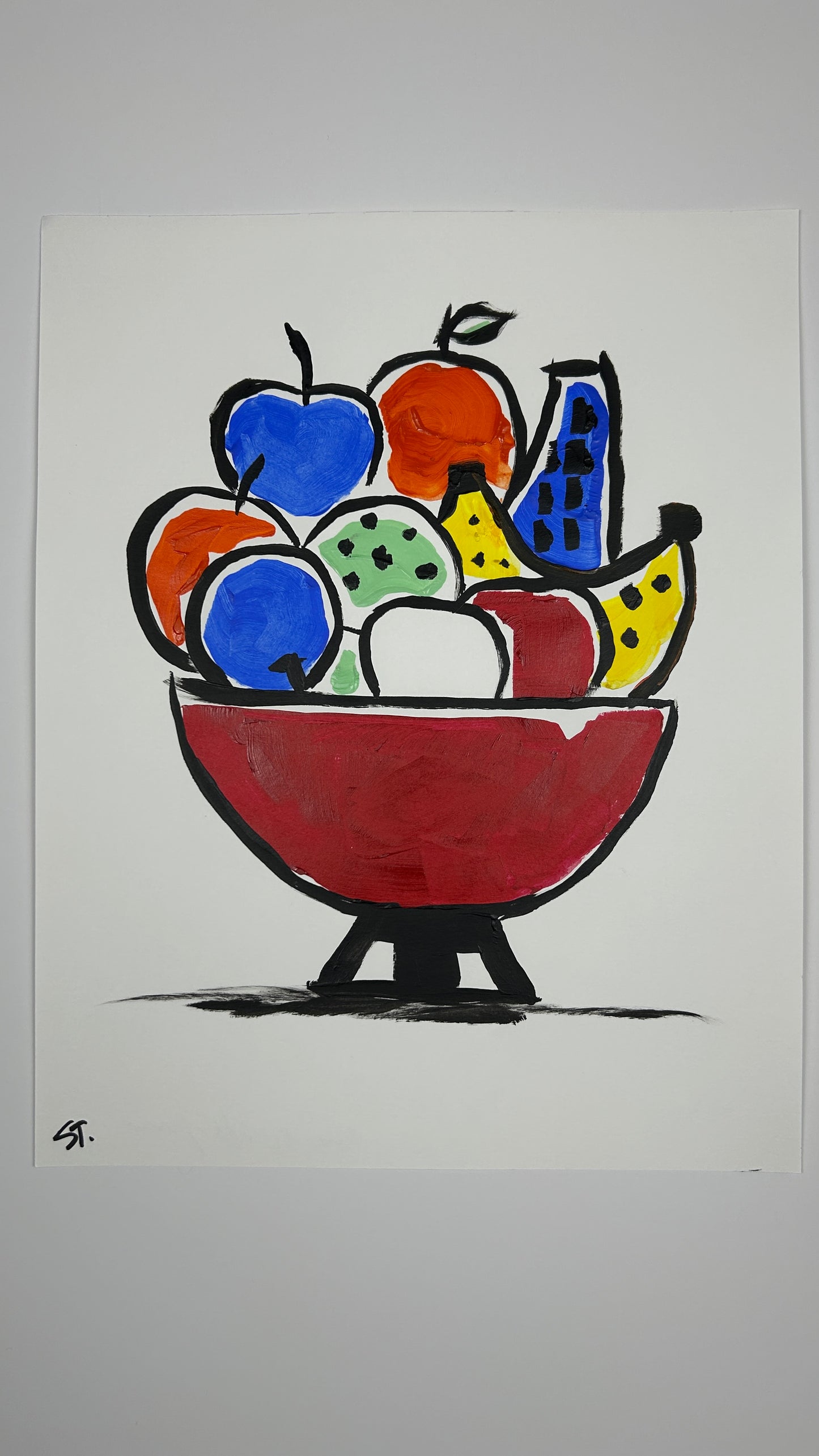 The Banana Wasn't Invited — 11x14 in.