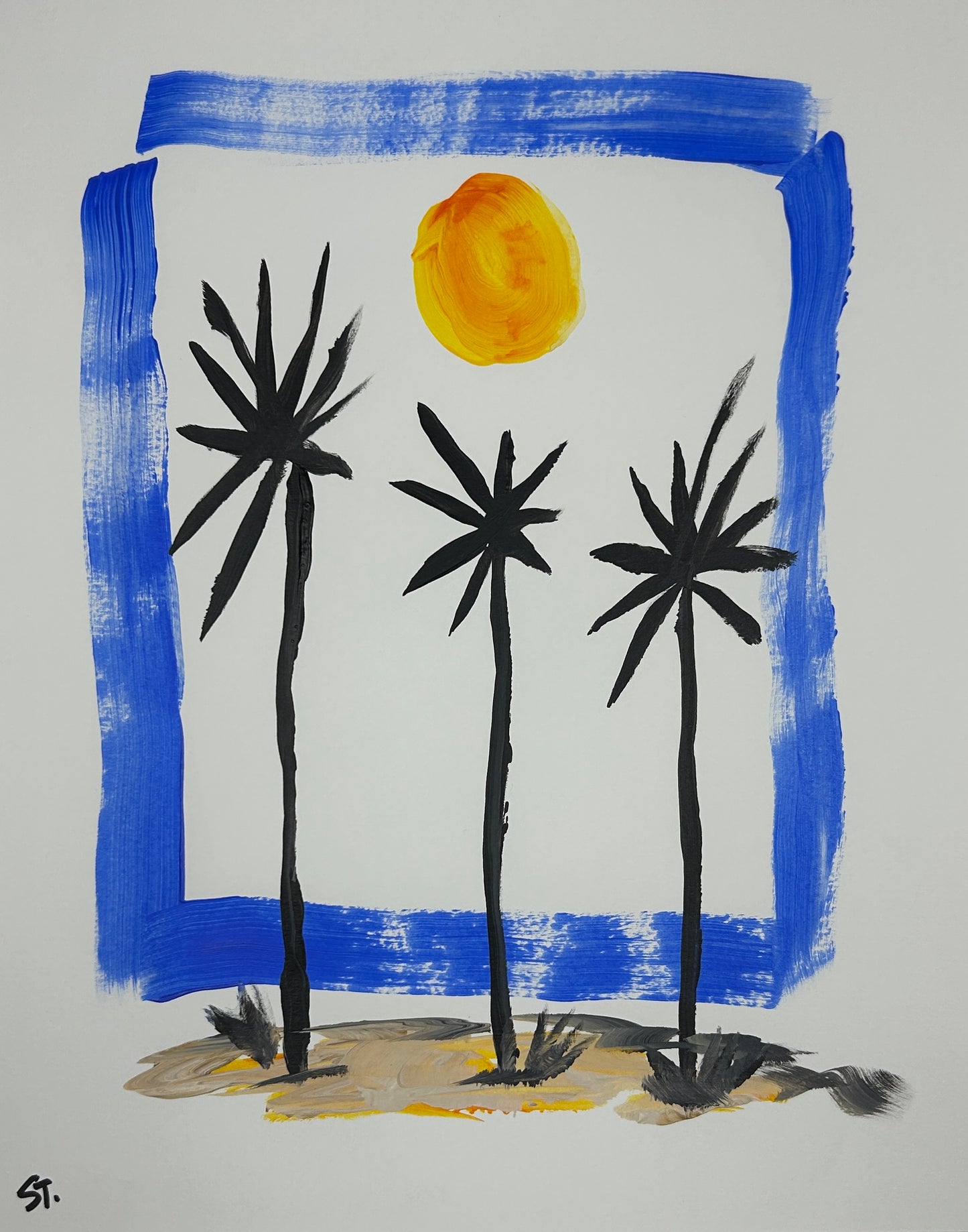 The Fourth is On Vacation  — 11x14 in.