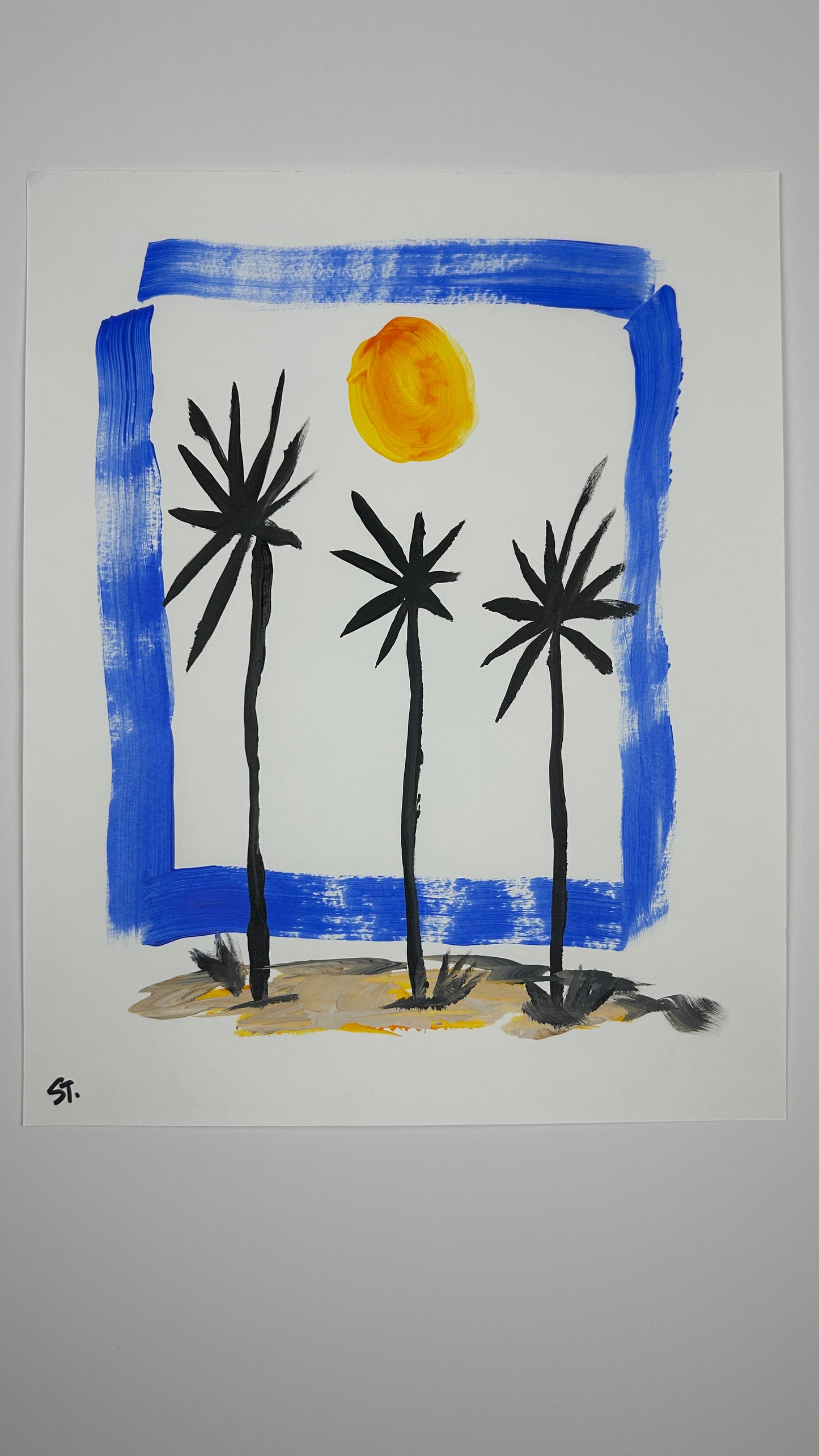 The Fourth is On Vacation  — 11x14 in.