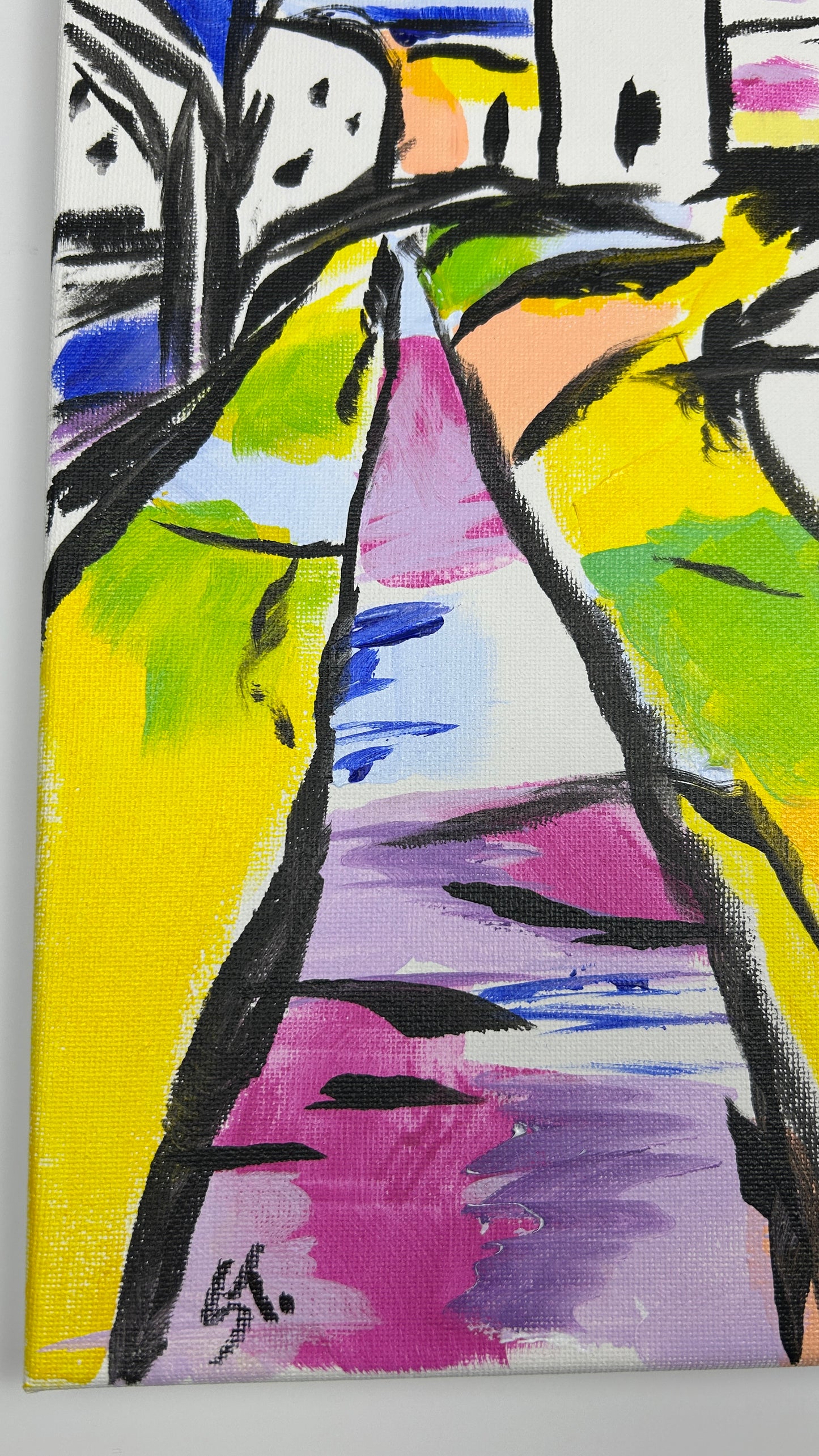 Stroll through France — 11x14 in.