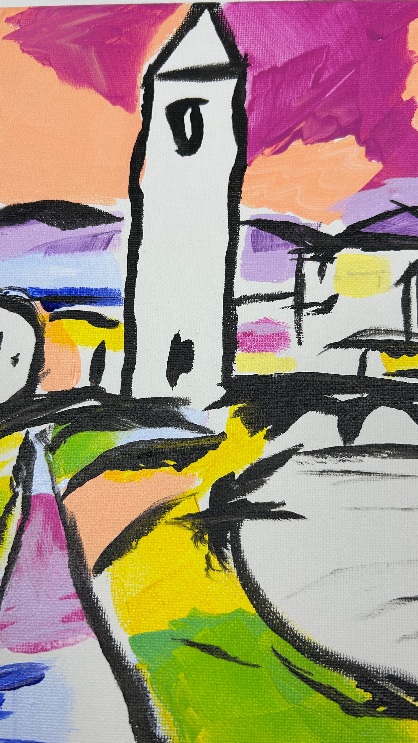 Stroll through France — 11x14 in.