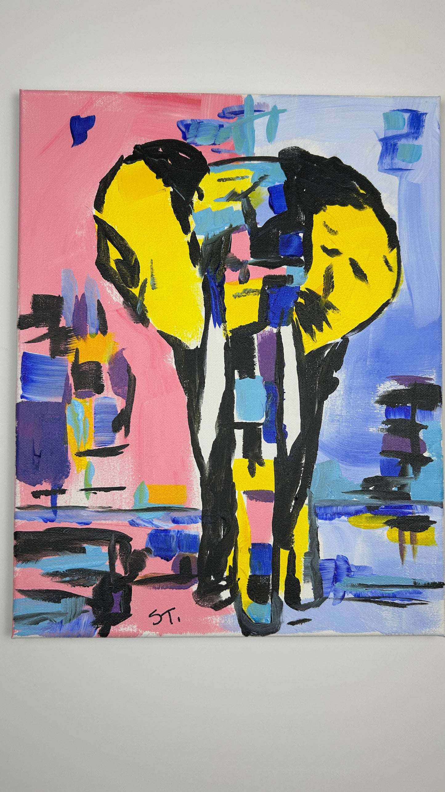 Yellow Was His Color — 11x14 in.