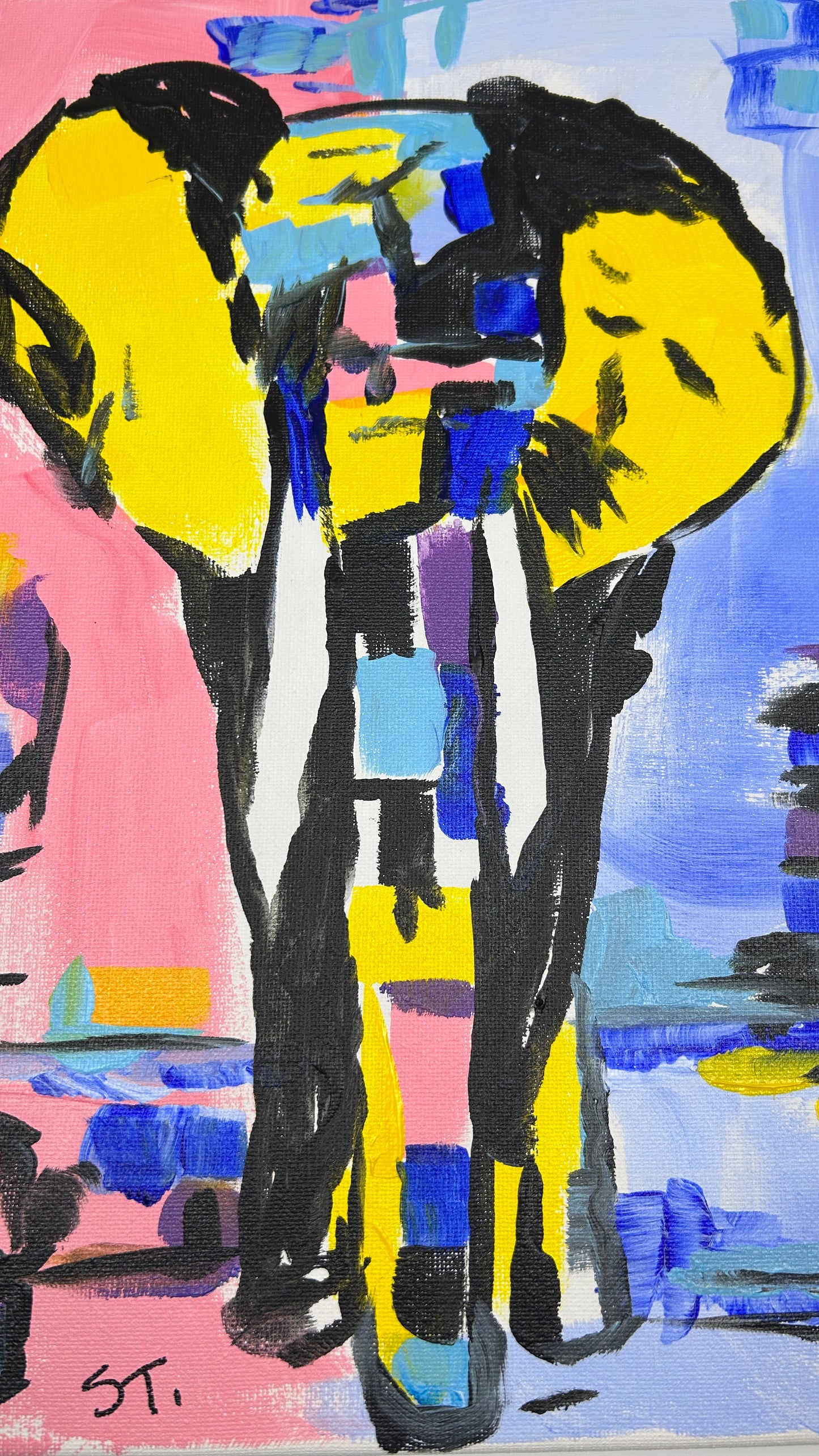 Yellow Was His Color — 11x14 in.