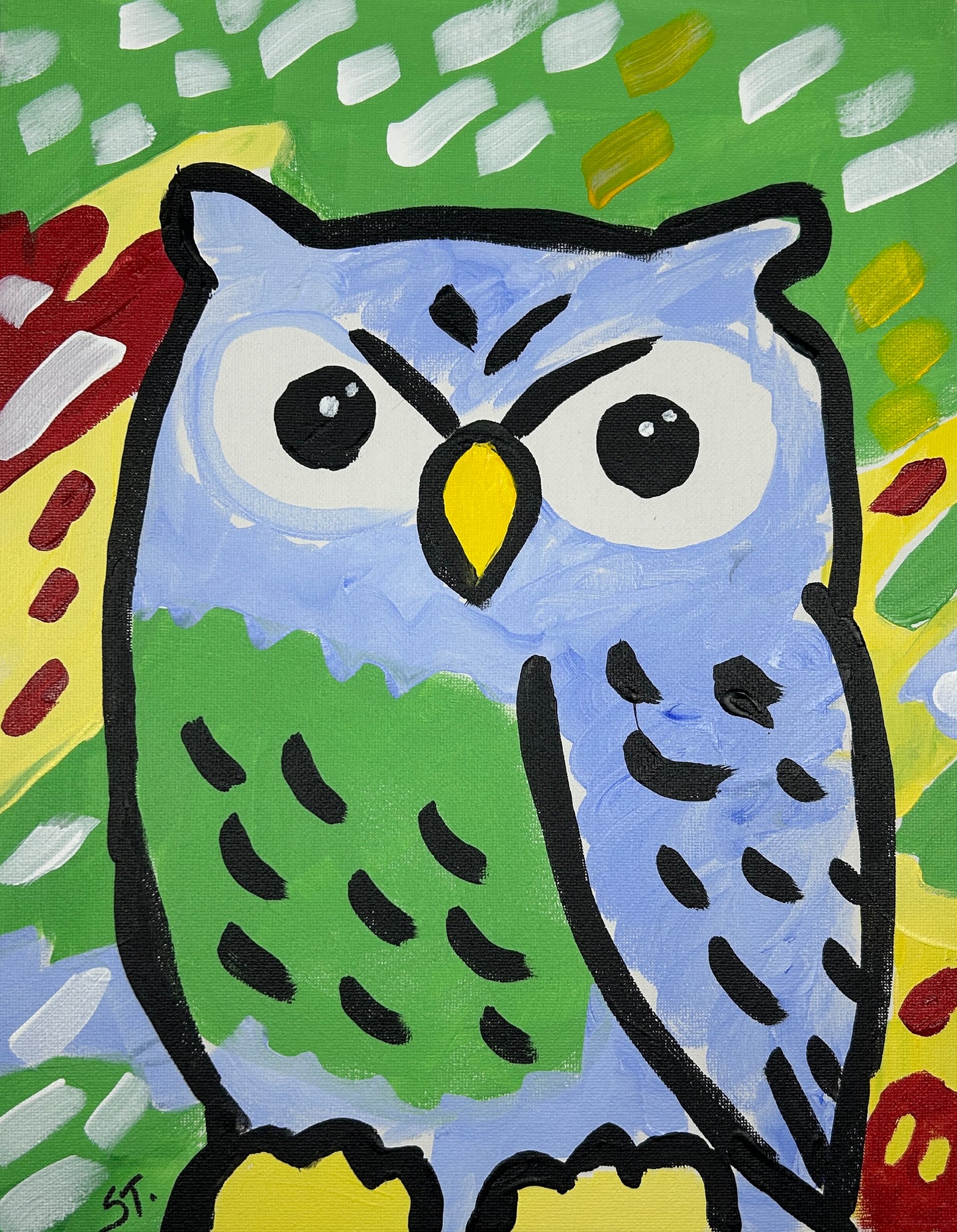 Bird Surveillance — 11x14 in.