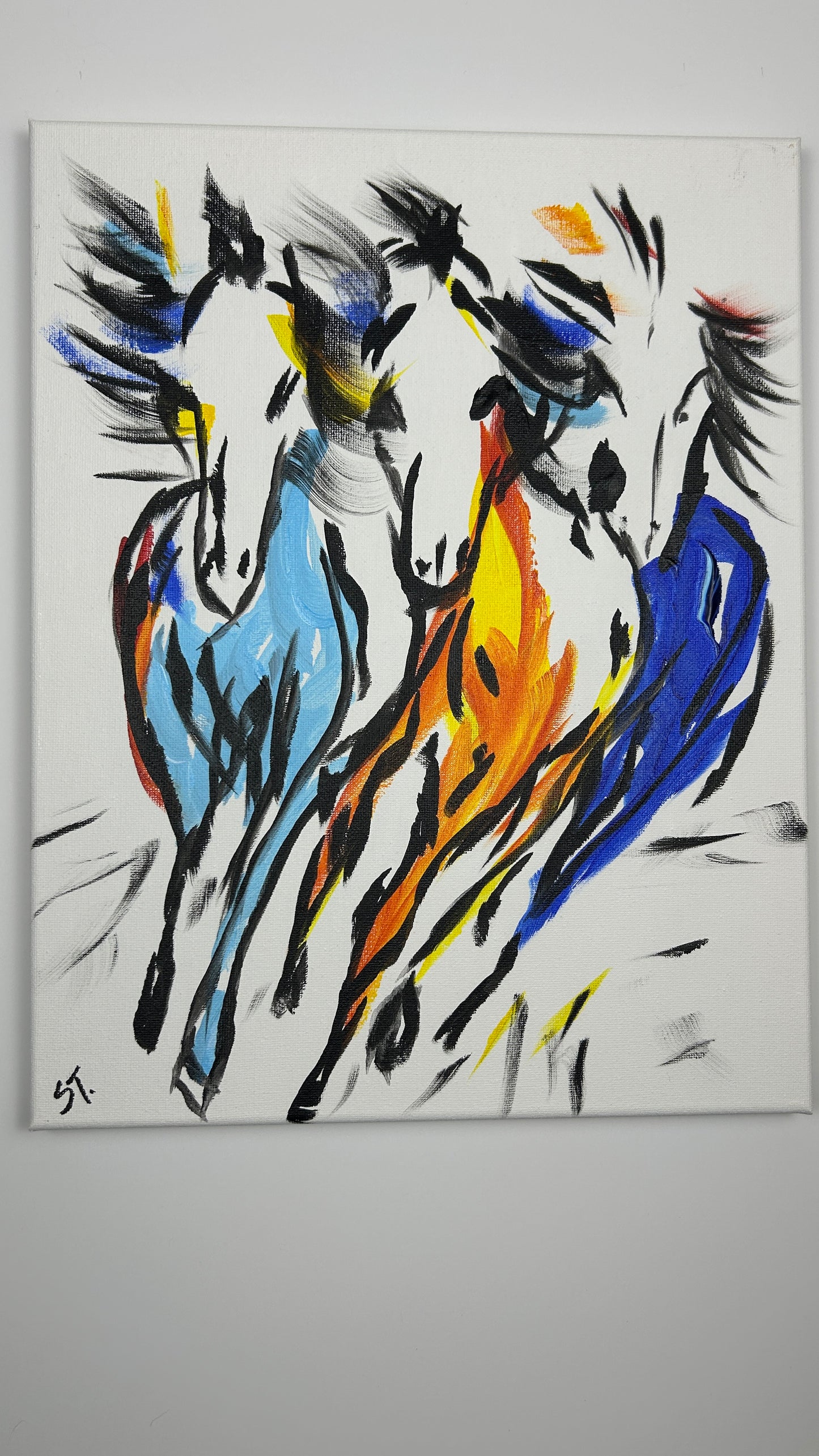 They Weren't Slowing Down — 11x14 in.