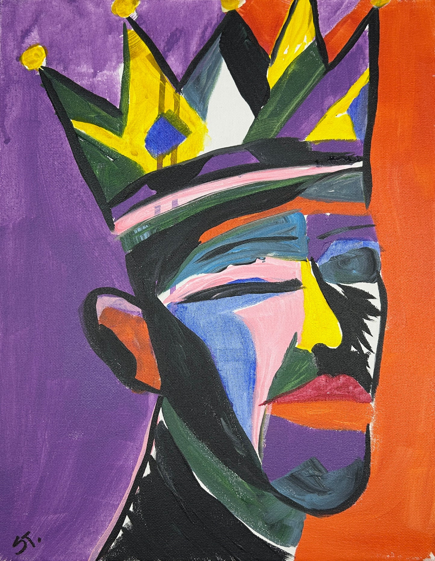 The King of Somewhere — 11x14 in.