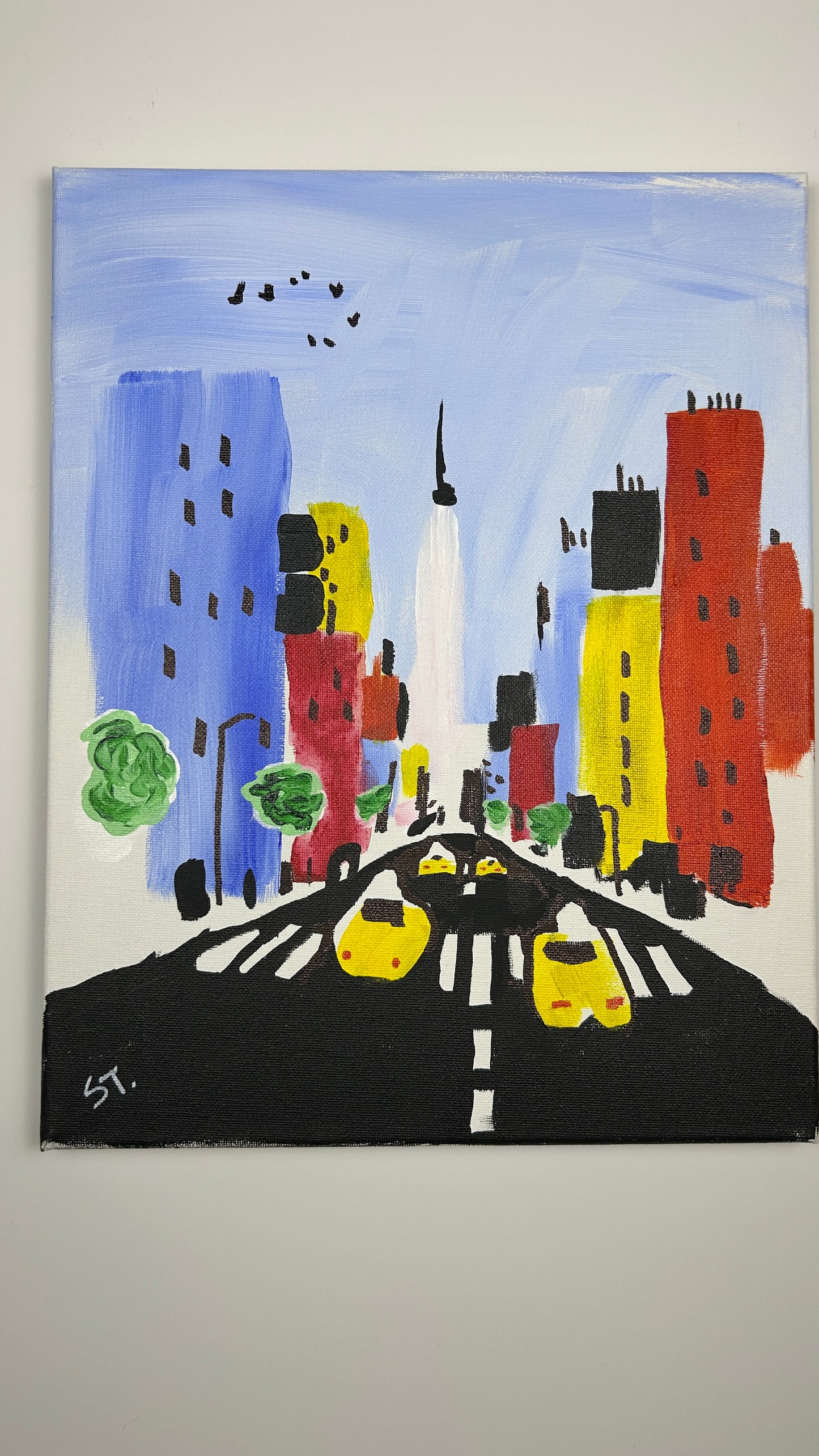 Midtown, More or Less — 11x14 in.