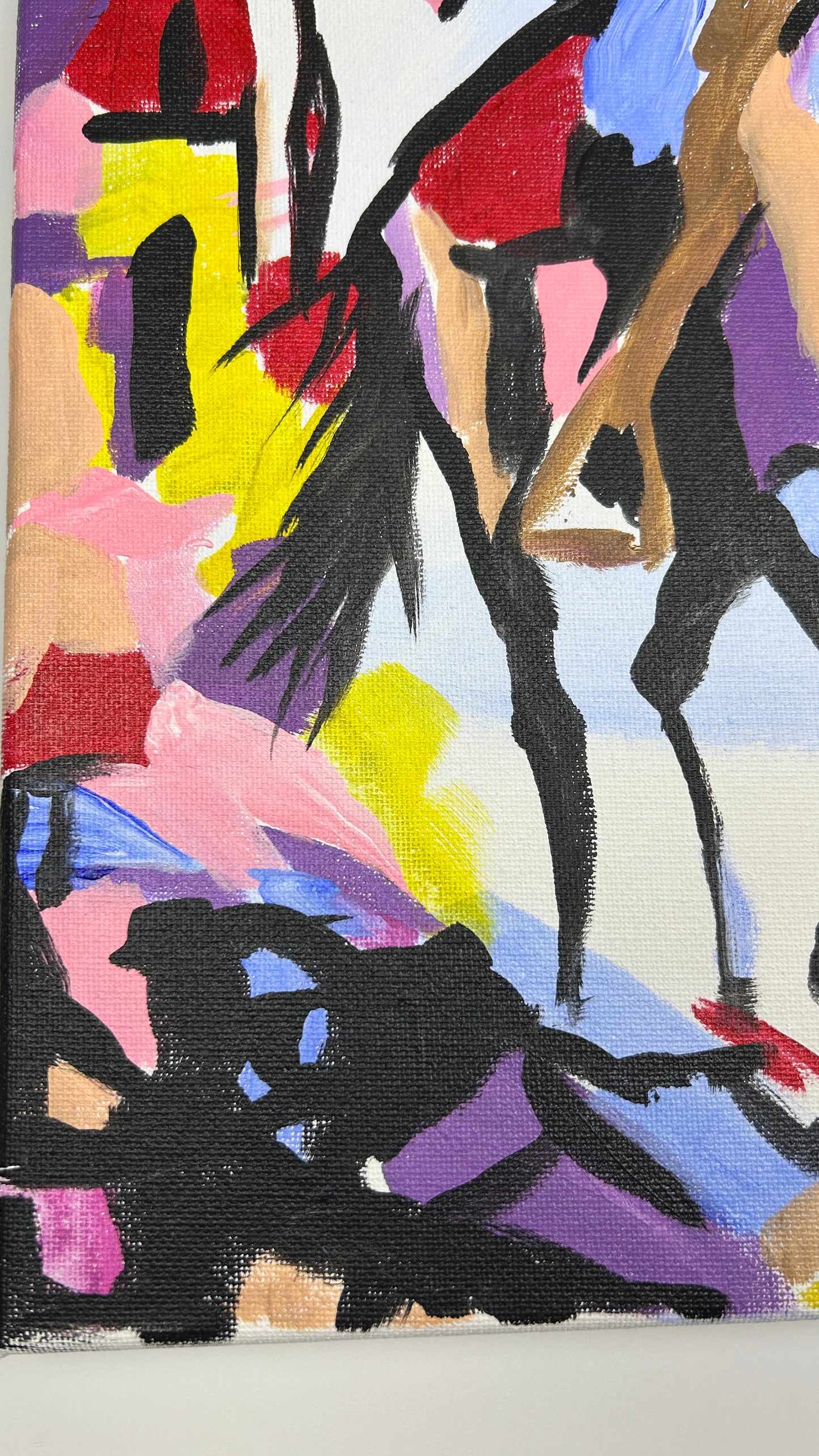 Just a Cool Cowboy and his Horse — 11x14 in.
