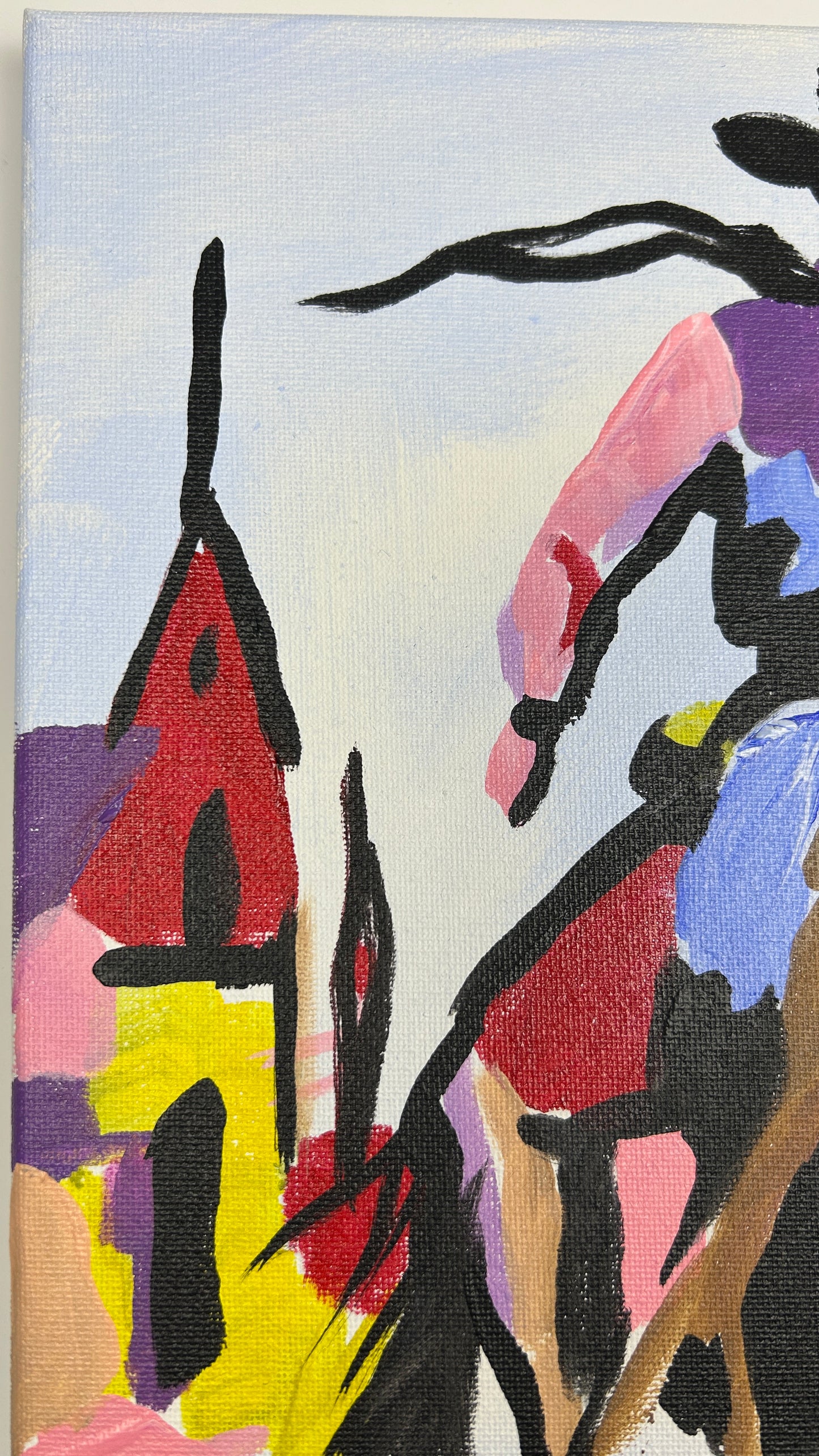 Just a Cool Cowboy and his Horse — 11x14 in.