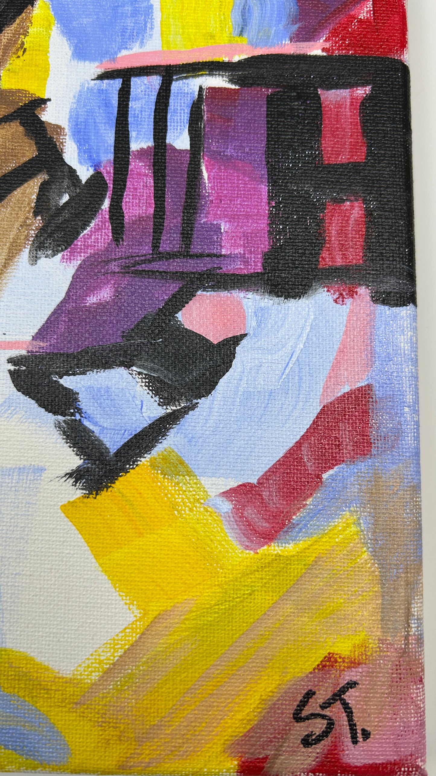 Just a Cool Cowboy and his Horse — 11x14 in.