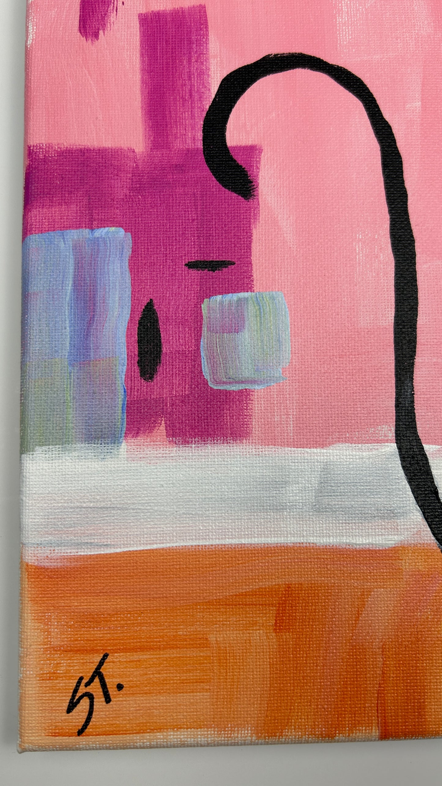 She Finds You Almost Tolerable — 11x14 in.