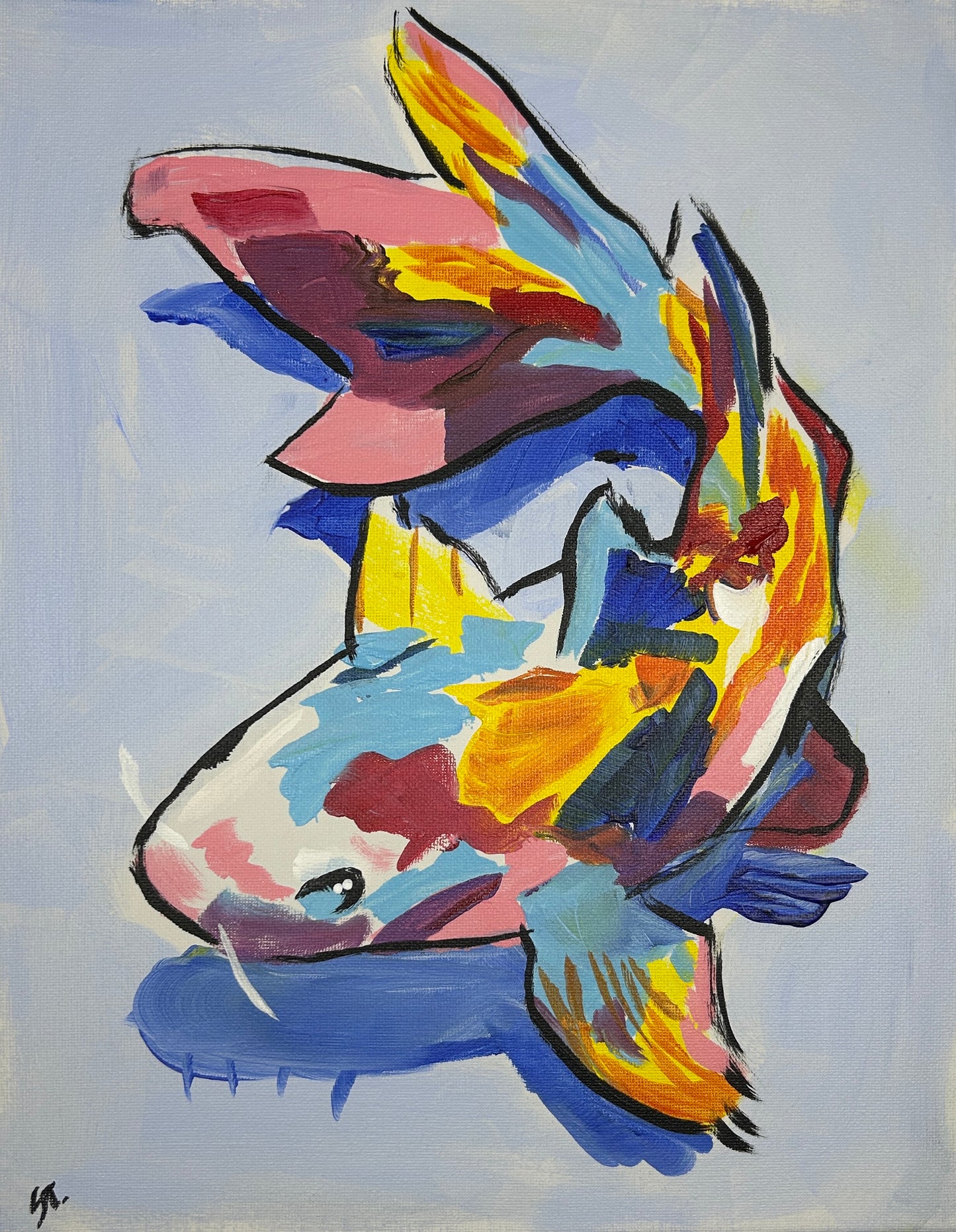 The Fish Had Somewhere to Be — 11x14 in.