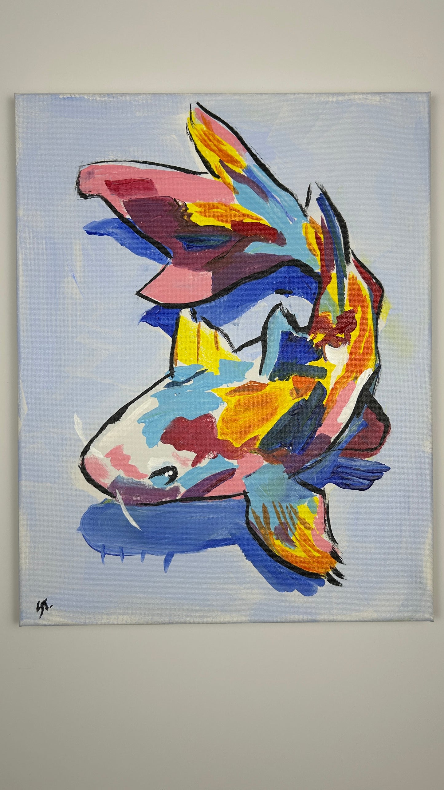 The Fish Had Somewhere to Be — 11x14 in.