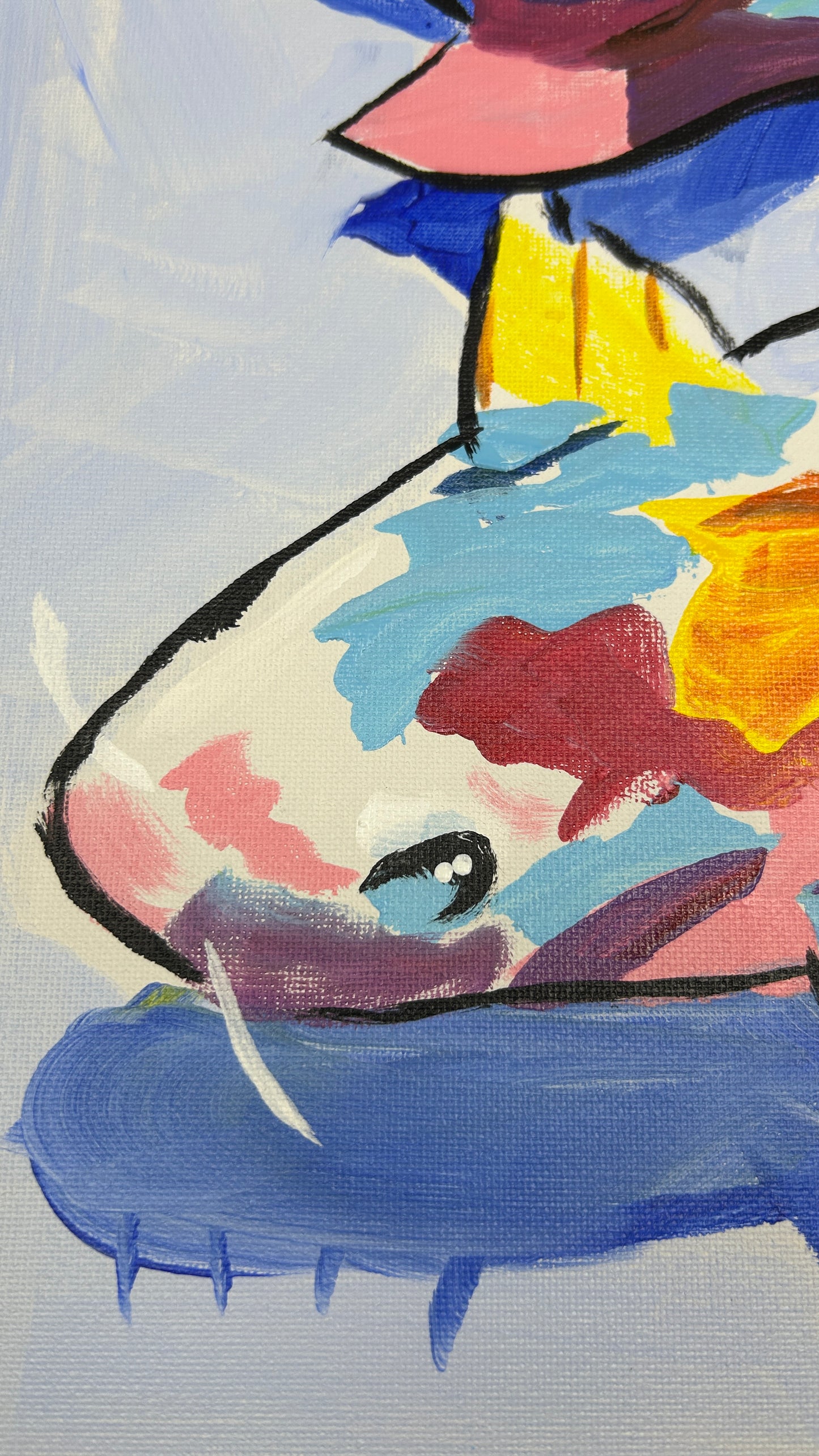 The Fish Had Somewhere to Be — 11x14 in.
