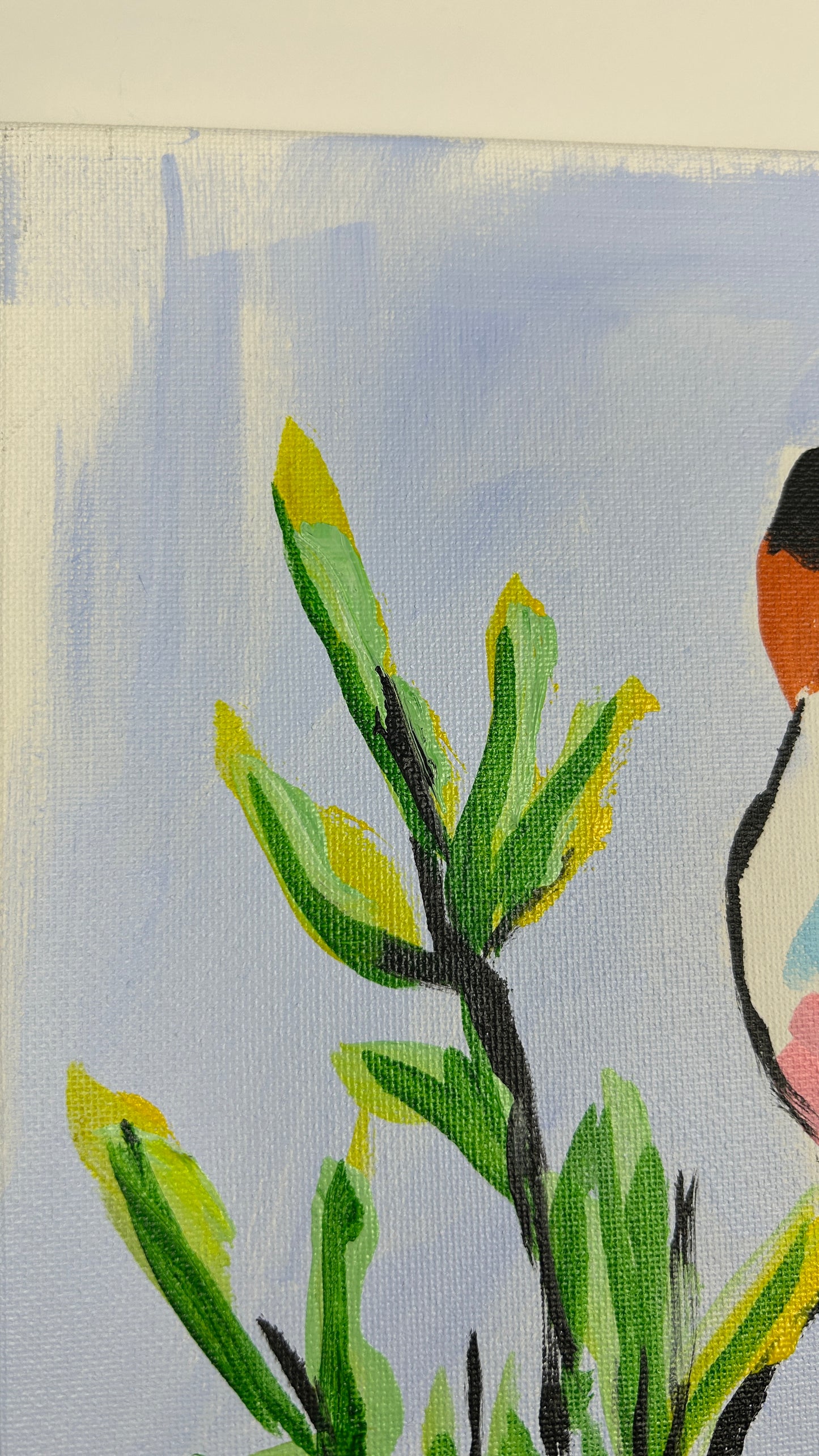Unbothered in the Bamboo — 11x14 in.