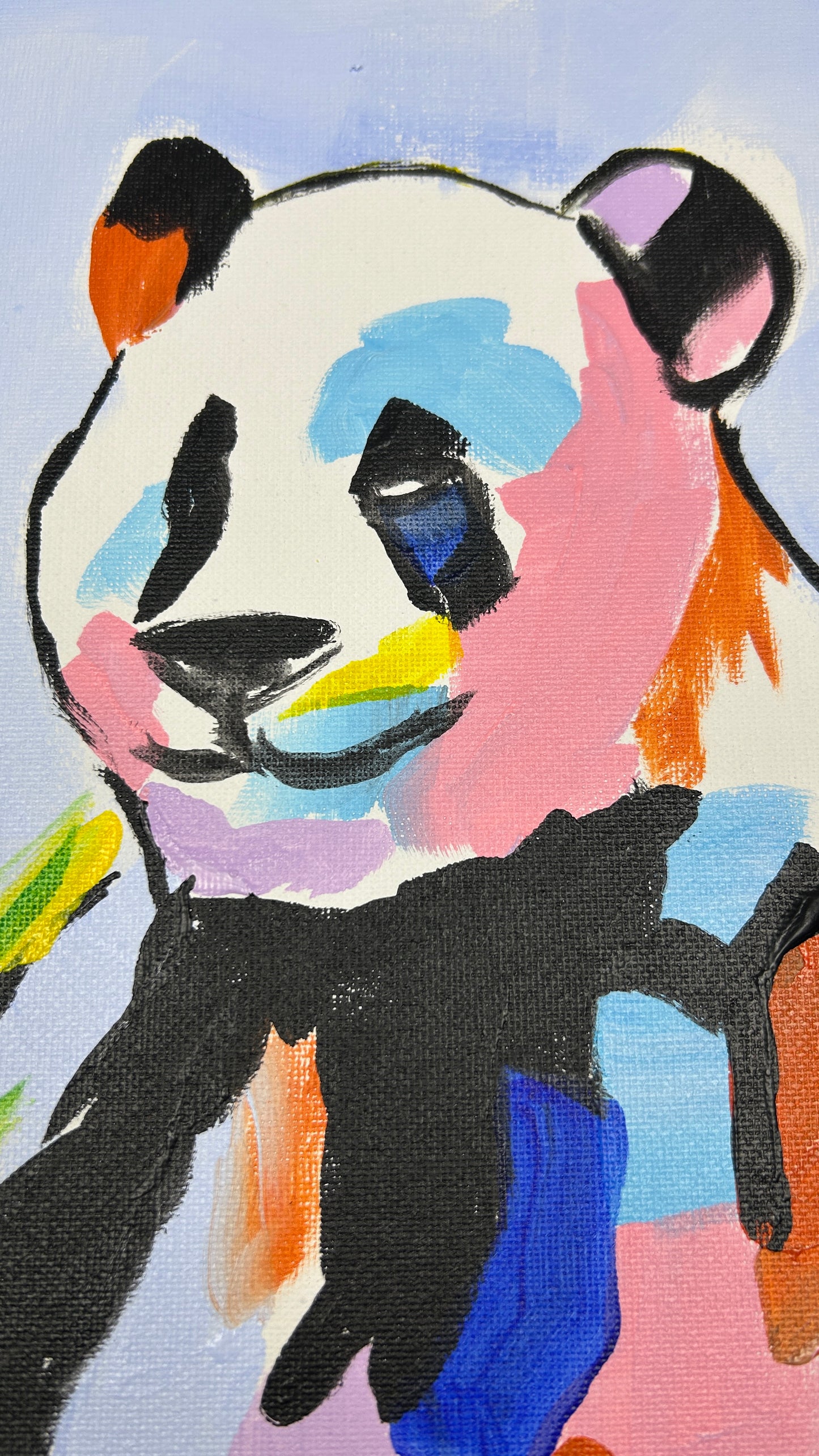 Unbothered in the Bamboo — 11x14 in.