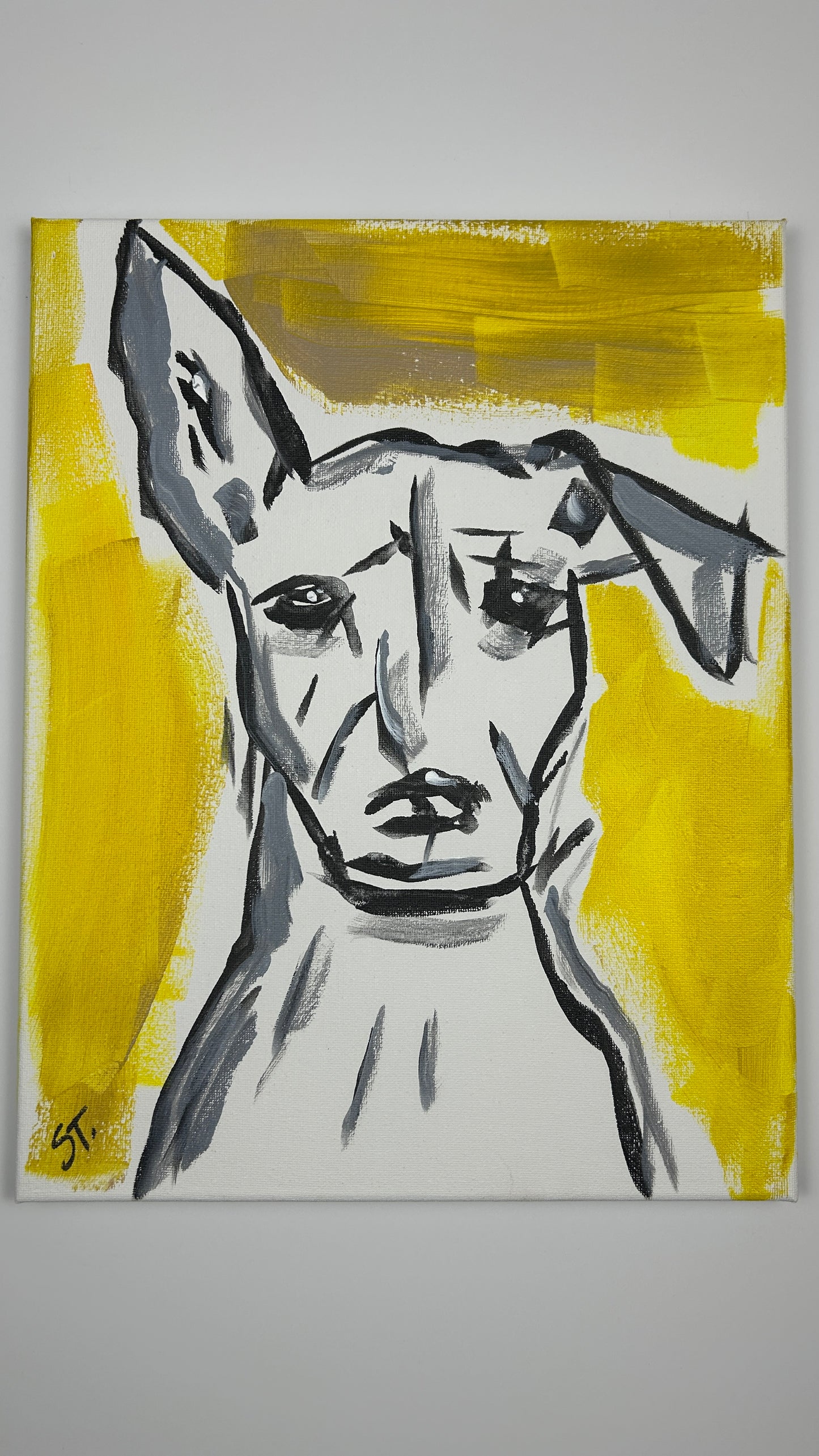 Portrait of Someone Who Heard a Noise — 11x14 in.