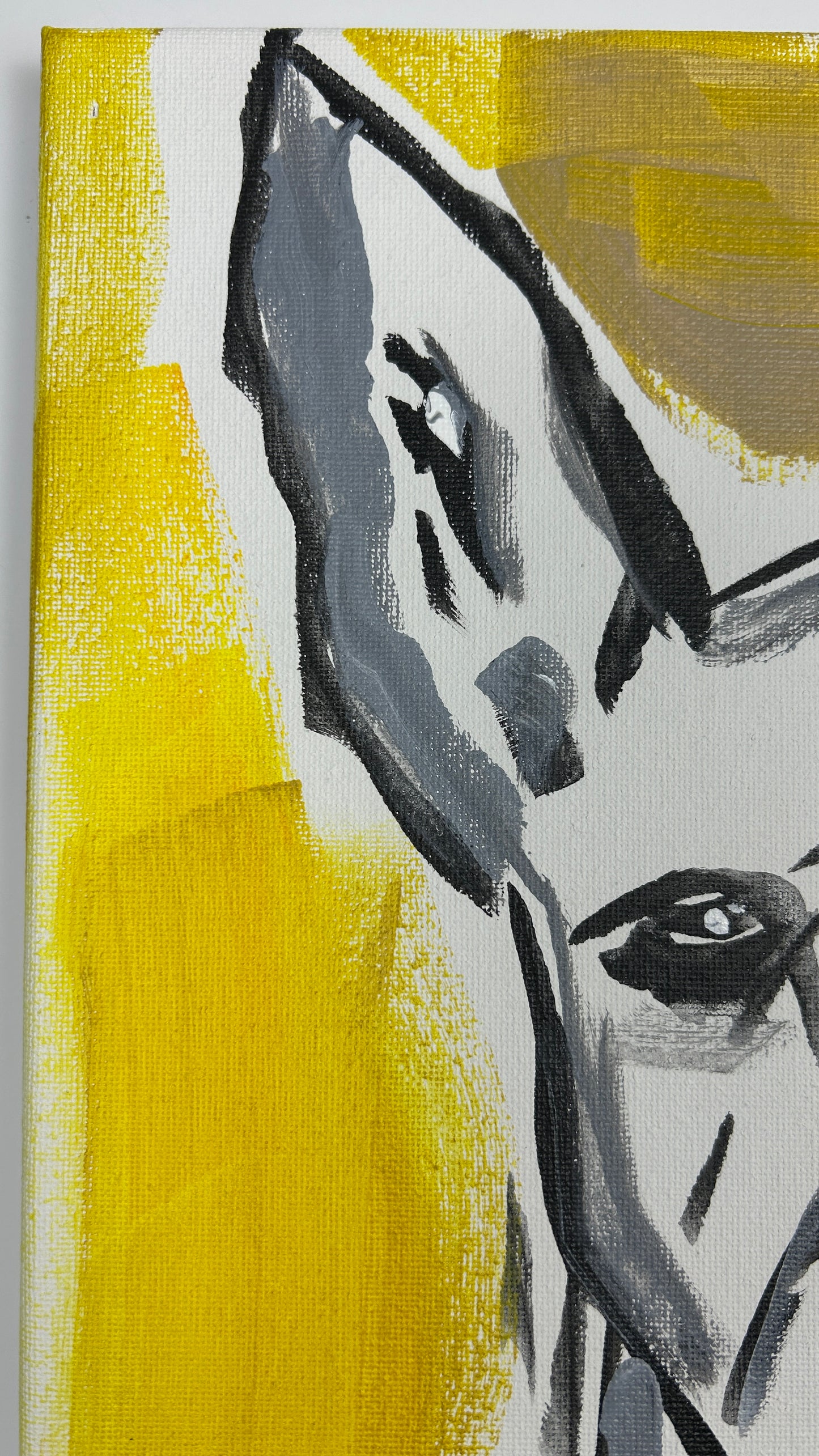 Portrait of Someone Who Heard a Noise — 11x14 in.