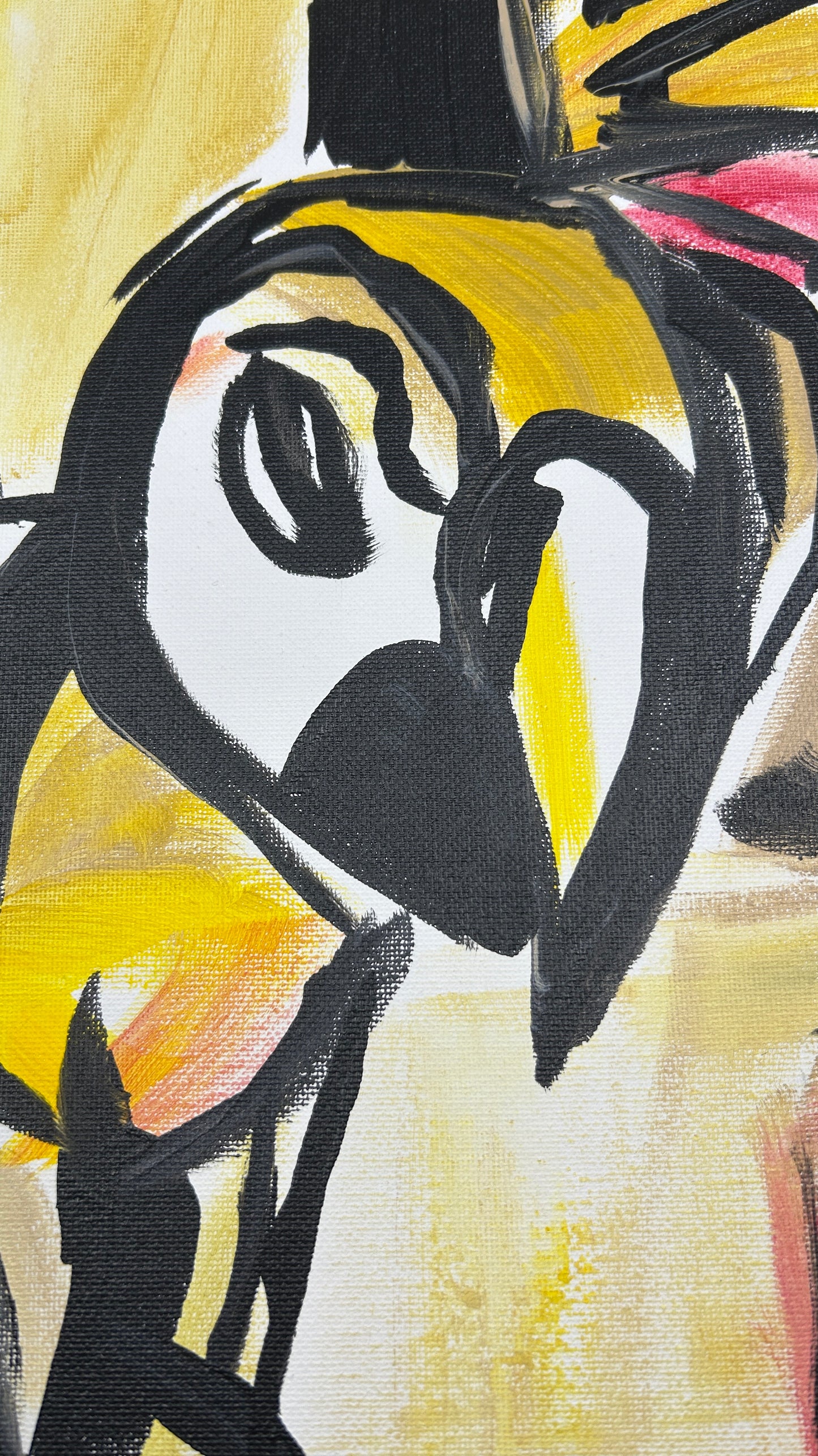 Squawk attack! — 12x16 in.