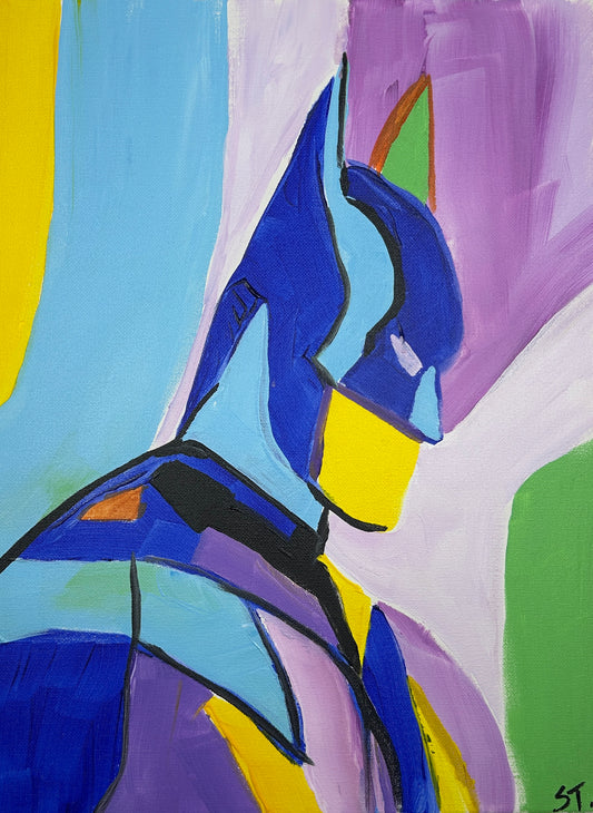 Neon Batman — 12x16 in.