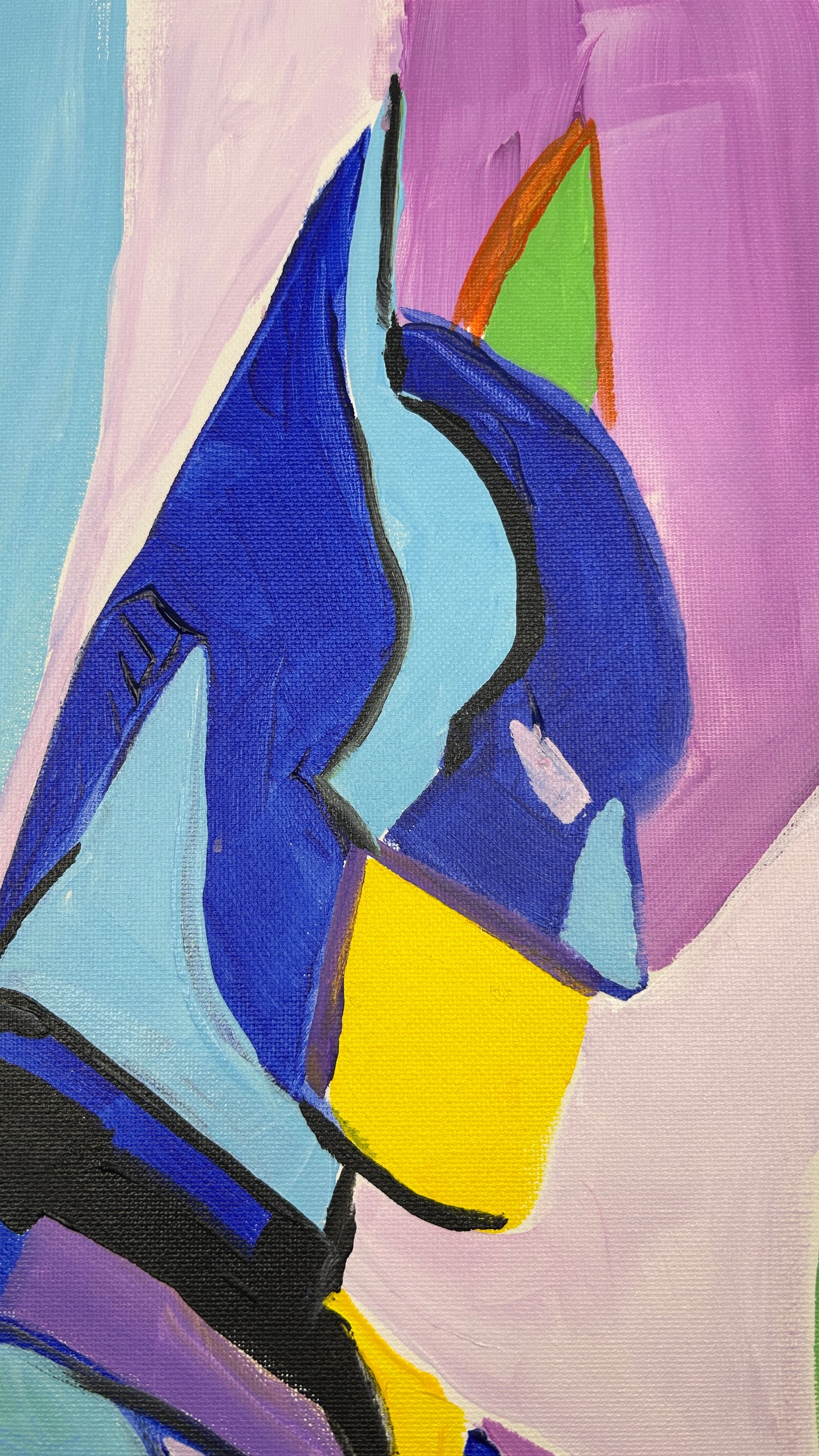 Neon Batman — 12x16 in.