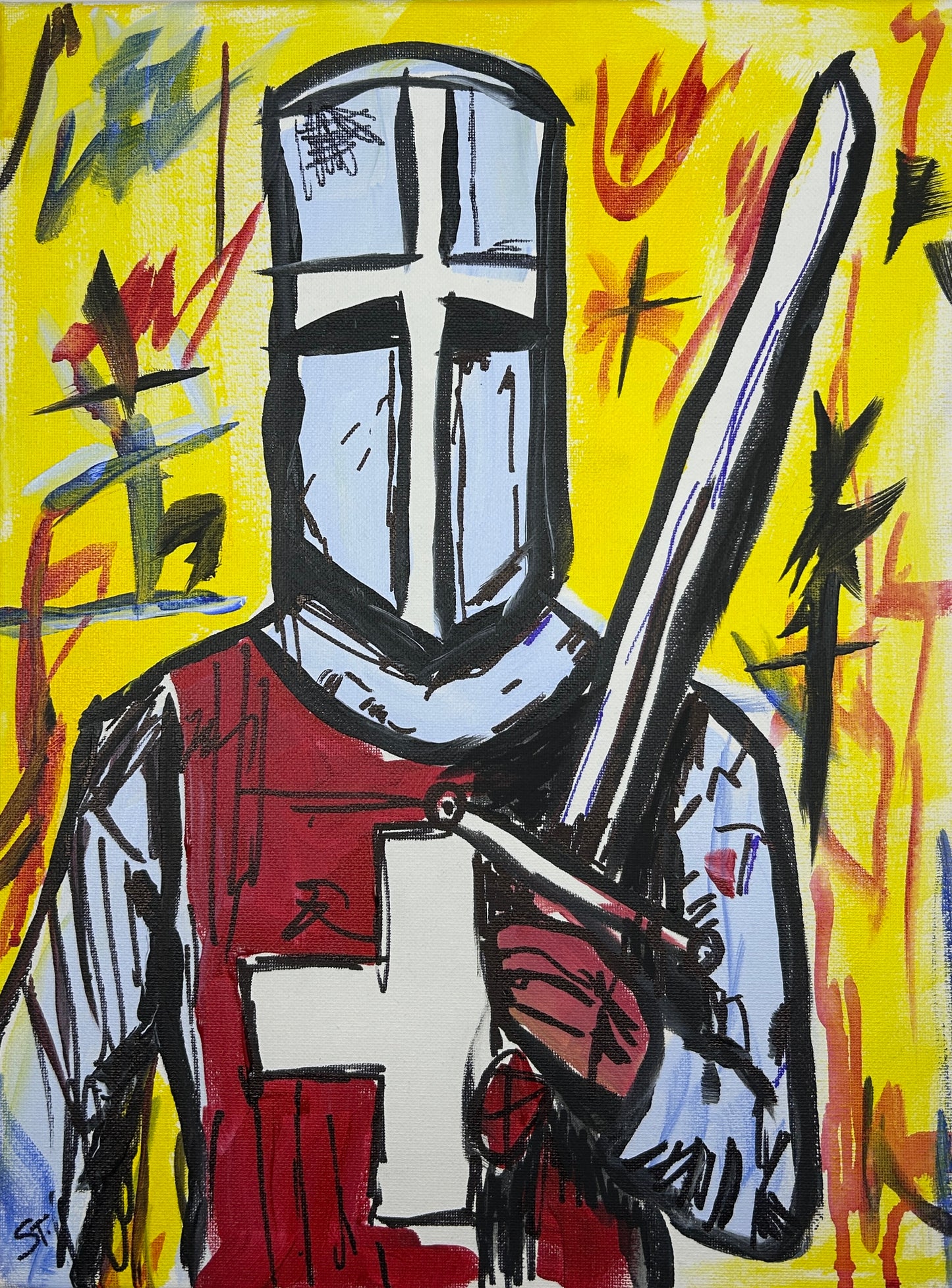 He Reconsidered Nothing — 12x16 in.