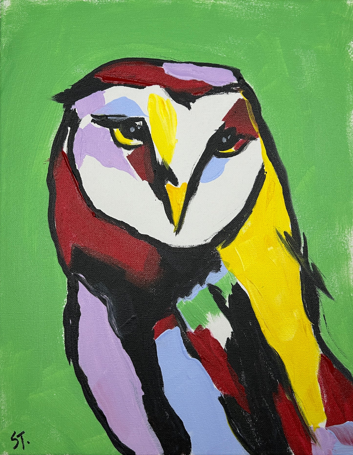 The Owl Declined to Explain — 11x14 in.