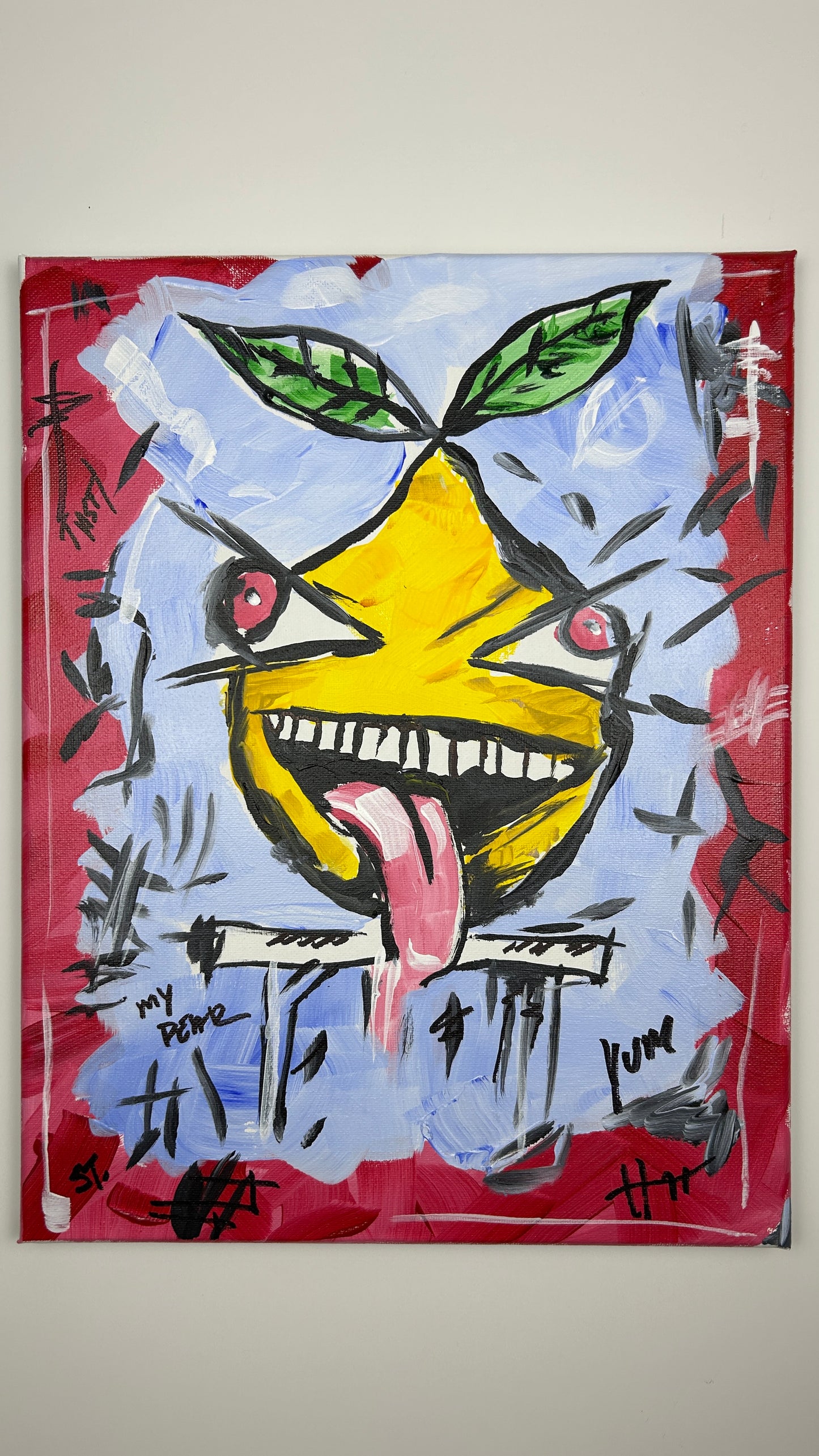 The Pear Was Not Calm — 11x14 in.