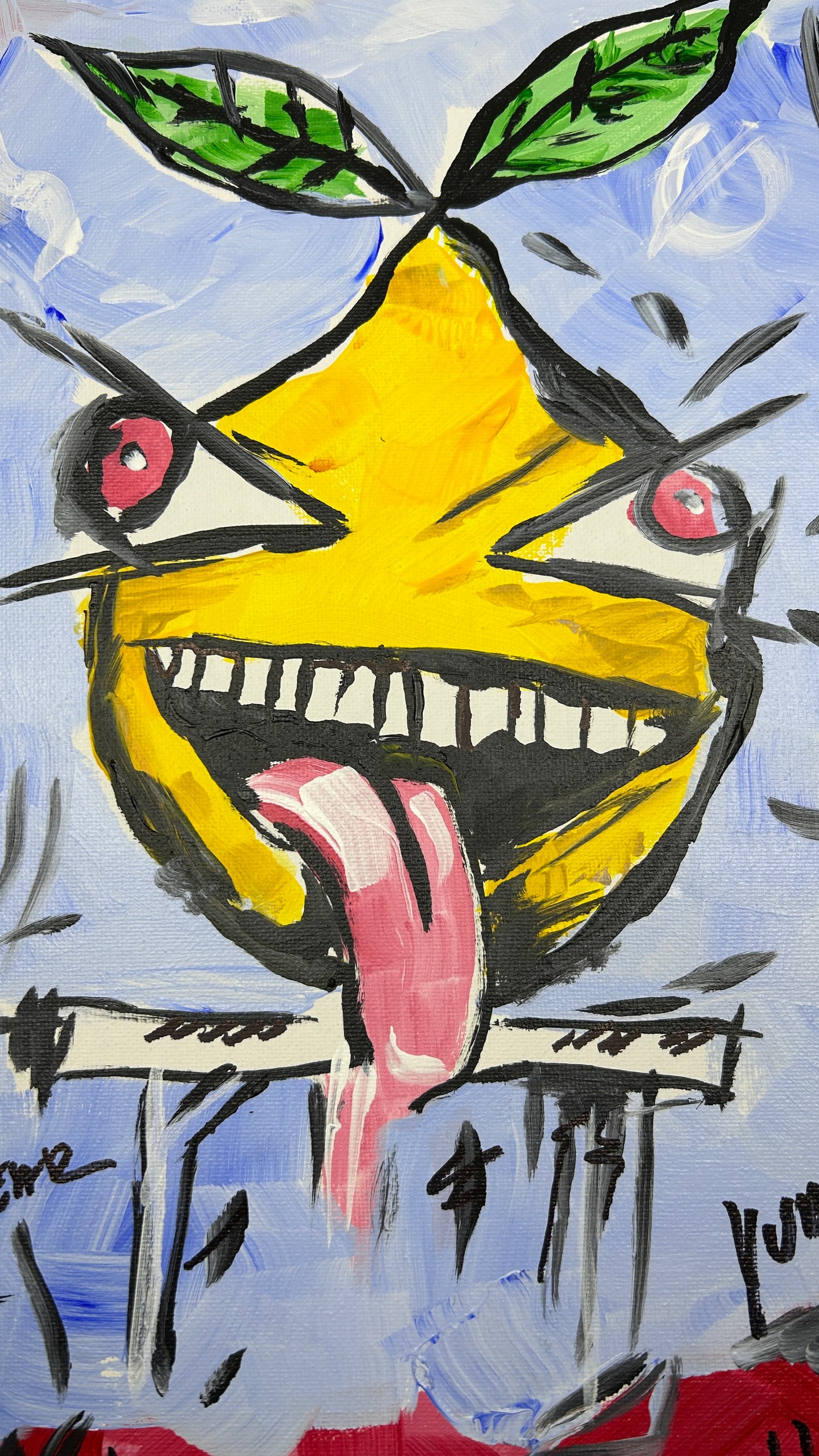 The Pear Was Not Calm — 11x14 in.