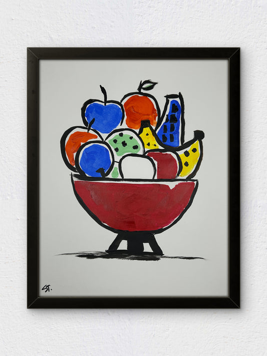 The Banana Wasn't Invited — 11x14 in.