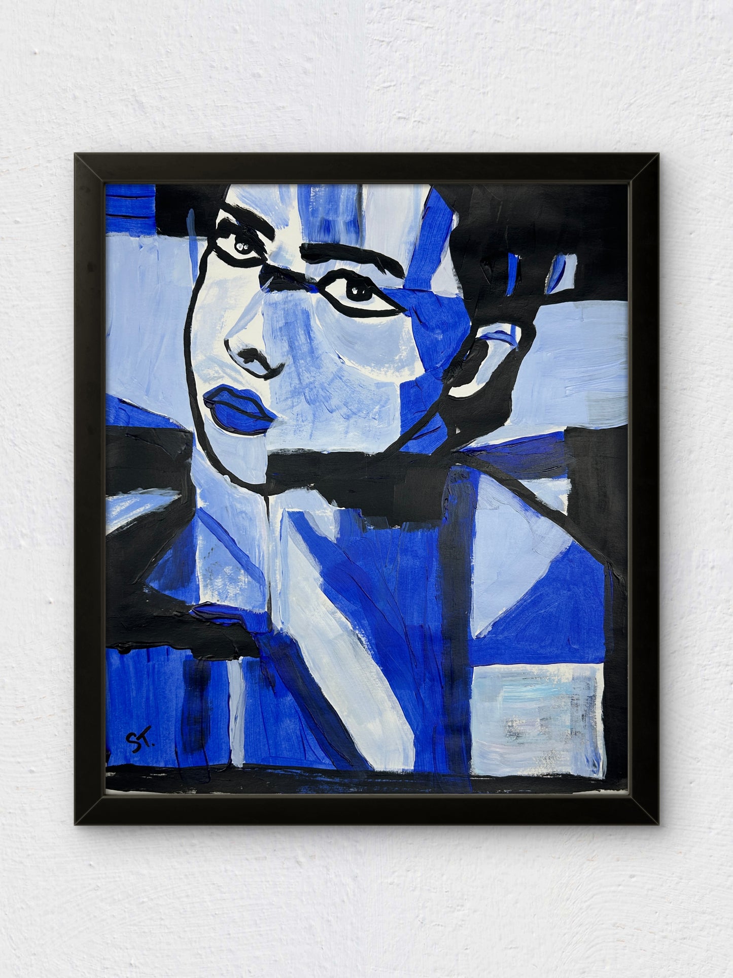 Woman in Blue — 11×14 in.