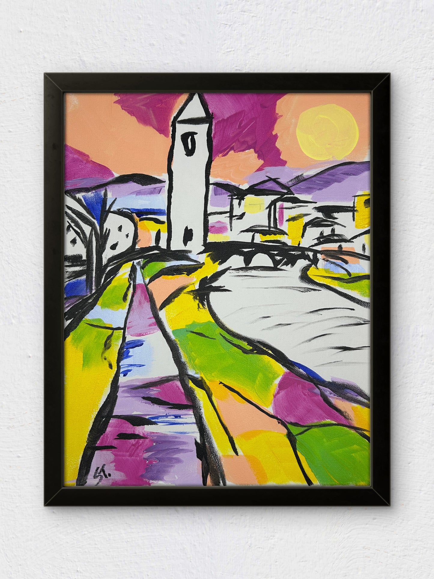 Stroll through France — 11x14 in.